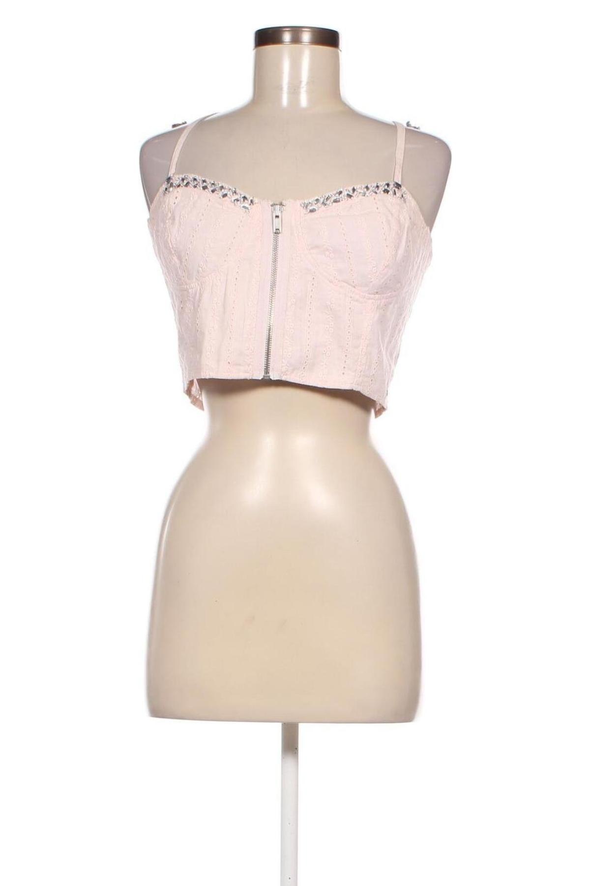 Γυναικείο αμάνικο μπλουζάκι Guess, Μέγεθος M, Χρώμα Ρόζ , Τιμή 13,81 €