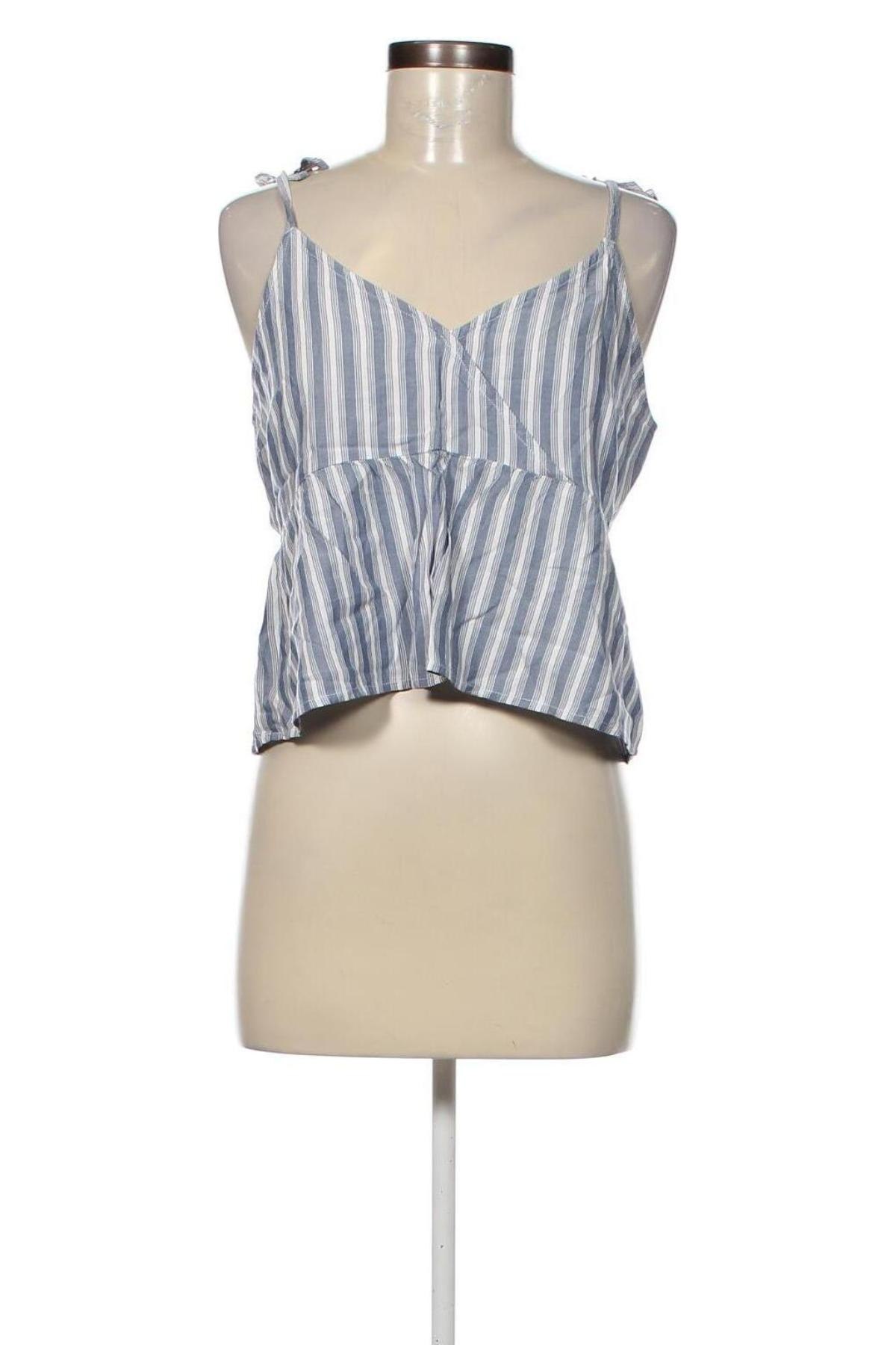Γυναικείο αμάνικο μπλουζάκι Hollister, Μέγεθος L, Χρώμα Μπλέ, Τιμή 5,98 €