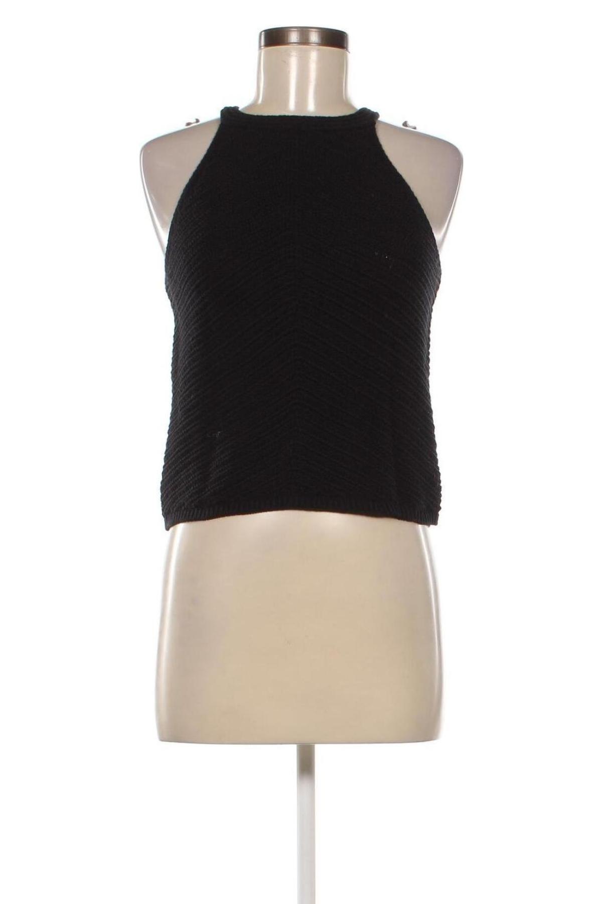 Γυναικείο αμάνικο μπλουζάκι Lindex, Μέγεθος M, Χρώμα Μαύρο, Τιμή 10,82 €