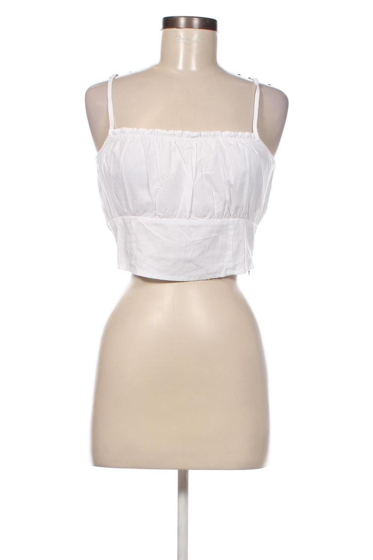 Γυναικείο αμάνικο μπλουζάκι Neon & Nylon by Only, Μέγεθος L, Χρώμα Λευκό, Τιμή 6,88 €