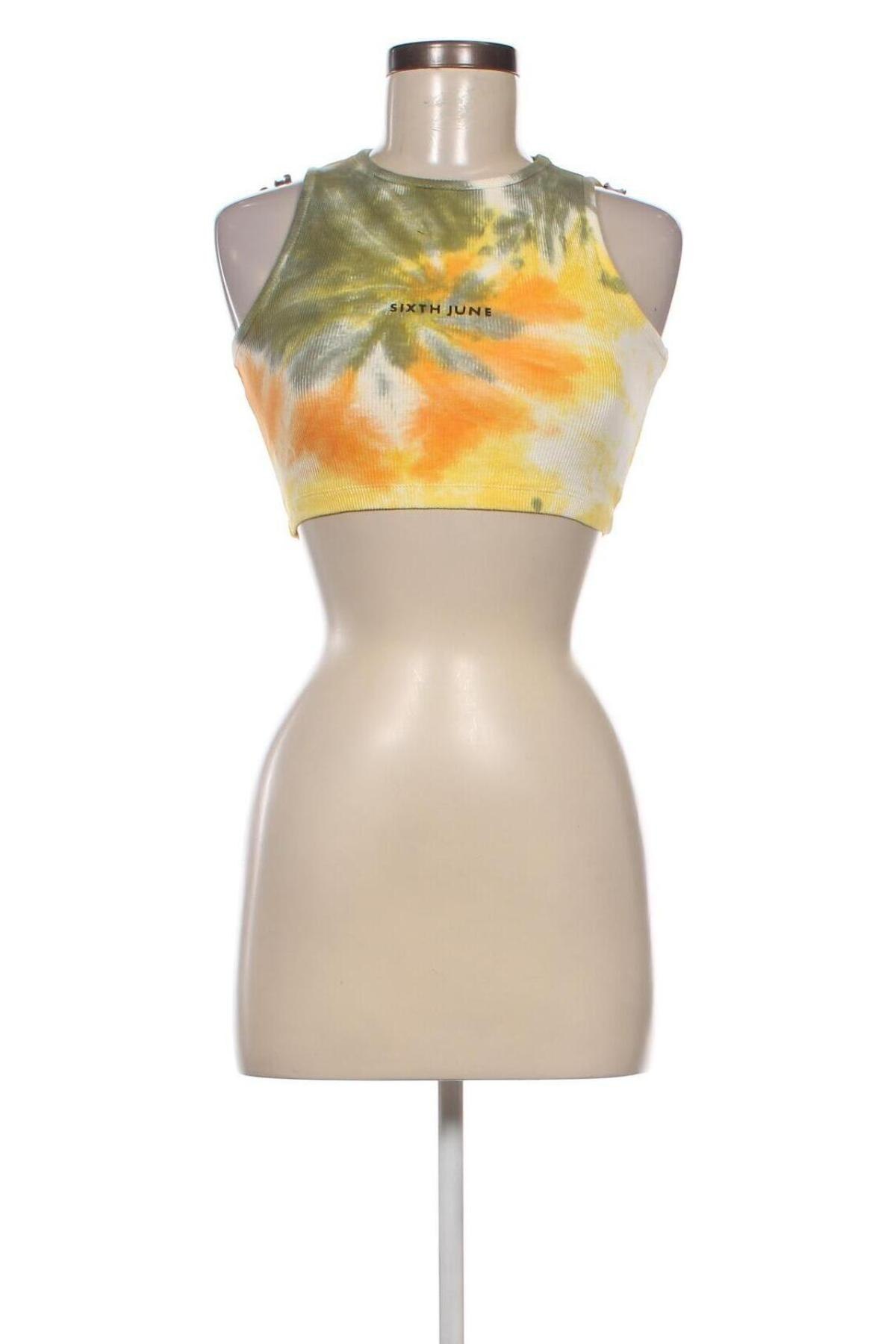 Γυναικείο αμάνικο μπλουζάκι Sixth June, Μέγεθος XS, Χρώμα Πολύχρωμο, Τιμή 6,55 €