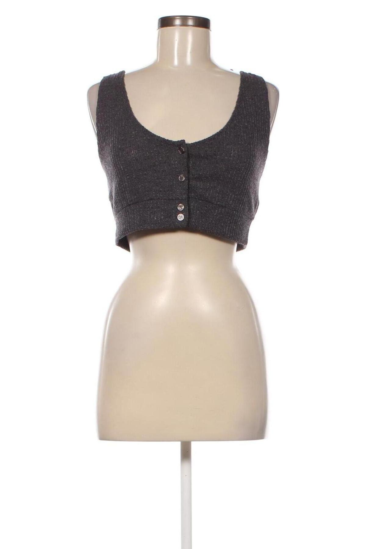 Γυναικείο αμάνικο μπλουζάκι Wal G, Μέγεθος XL, Χρώμα Γκρί, Τιμή 8,07 €