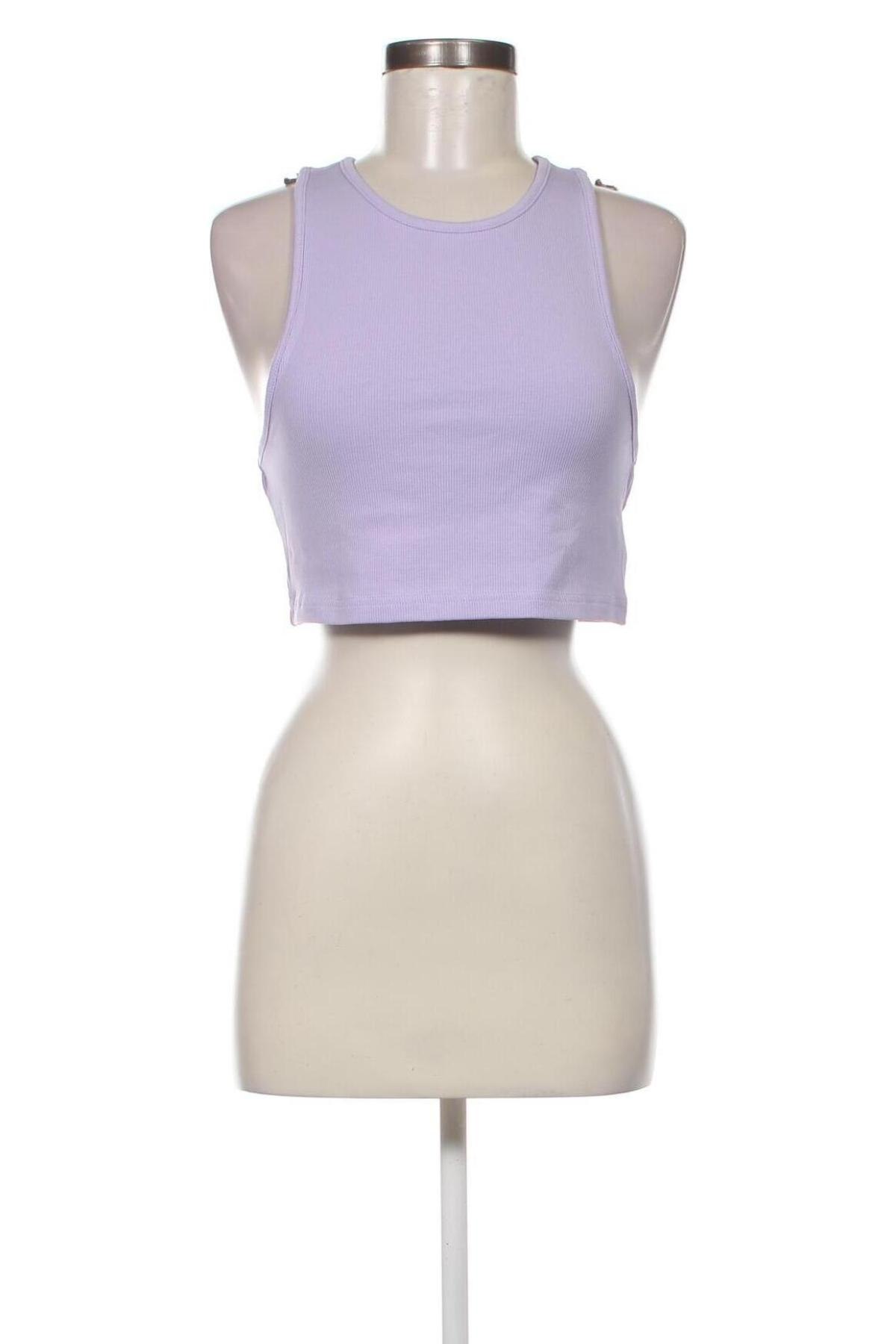 Γυναικείο αμάνικο μπλουζάκι Weekday, Μέγεθος L, Χρώμα Βιολετί, Τιμή 10,82 €