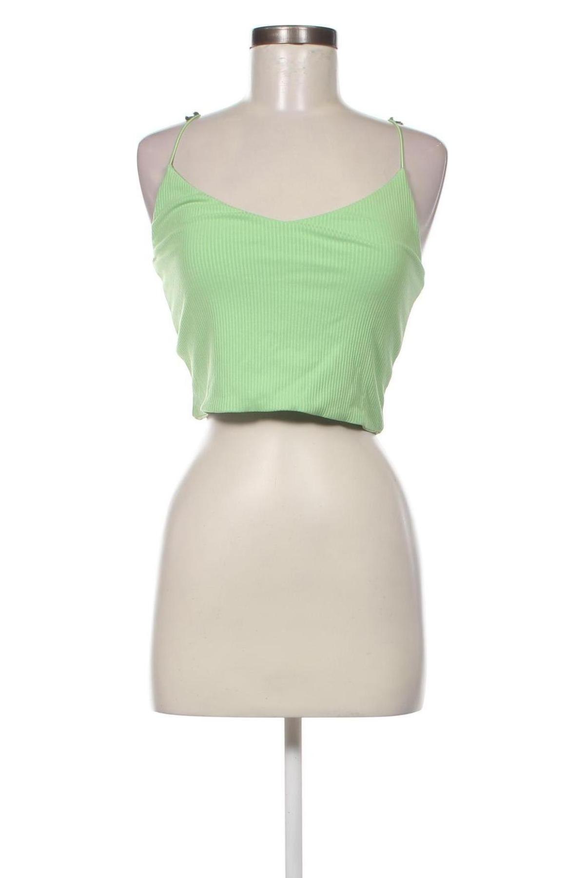Γυναικείο αμάνικο μπλουζάκι Weekday, Μέγεθος S, Χρώμα Πράσινο, Τιμή 10,82 €