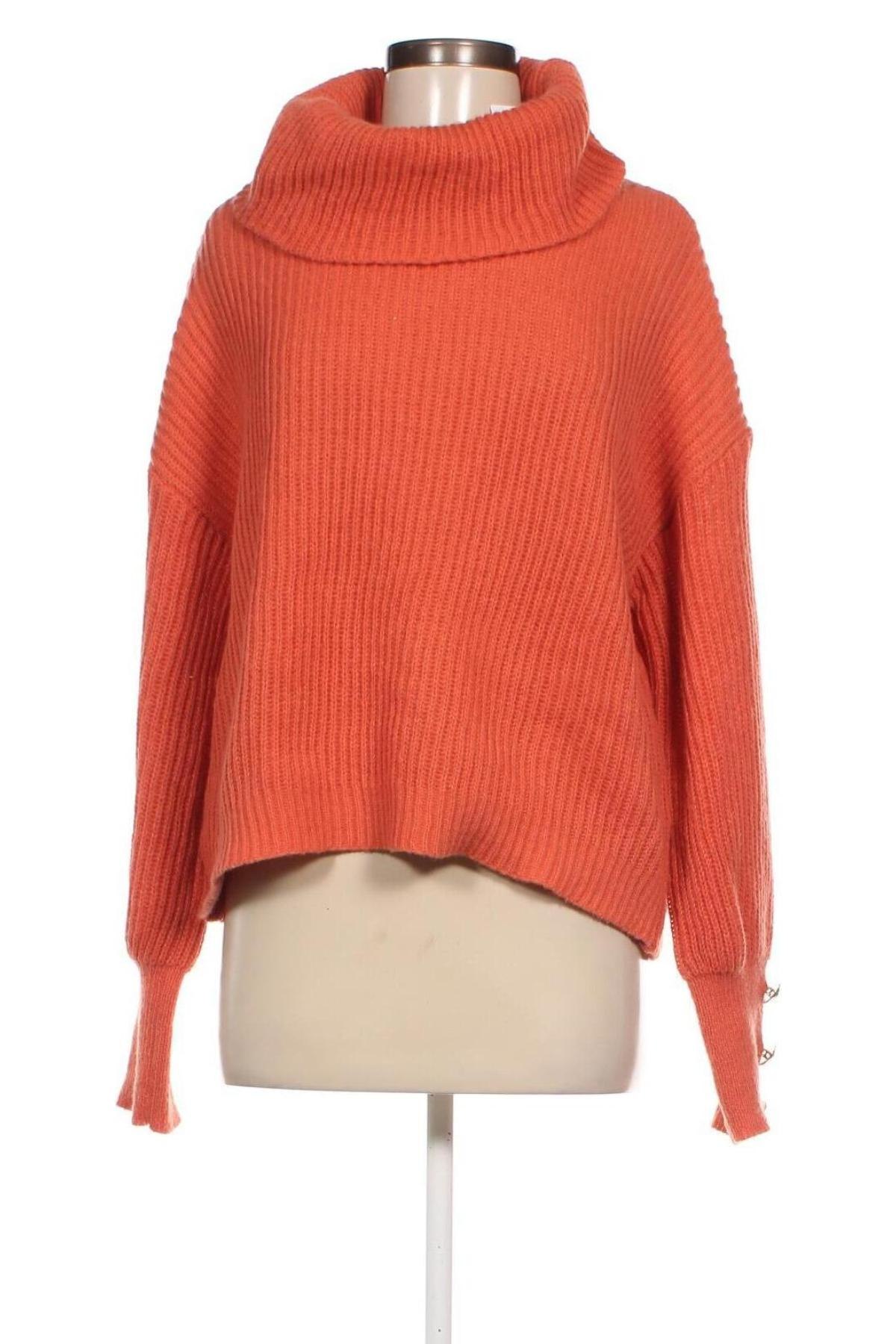 Дамски пуловер, Размер L, Цвят Оранжев, Цена 13,05 лв.