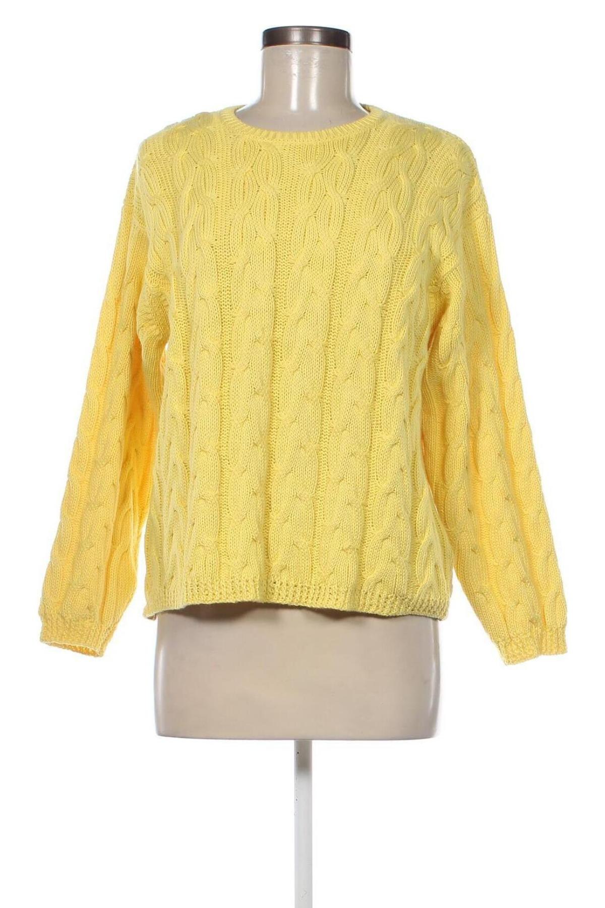 Дамски пуловер, Размер S, Цвят Жълт, Цена 4,93 лв.