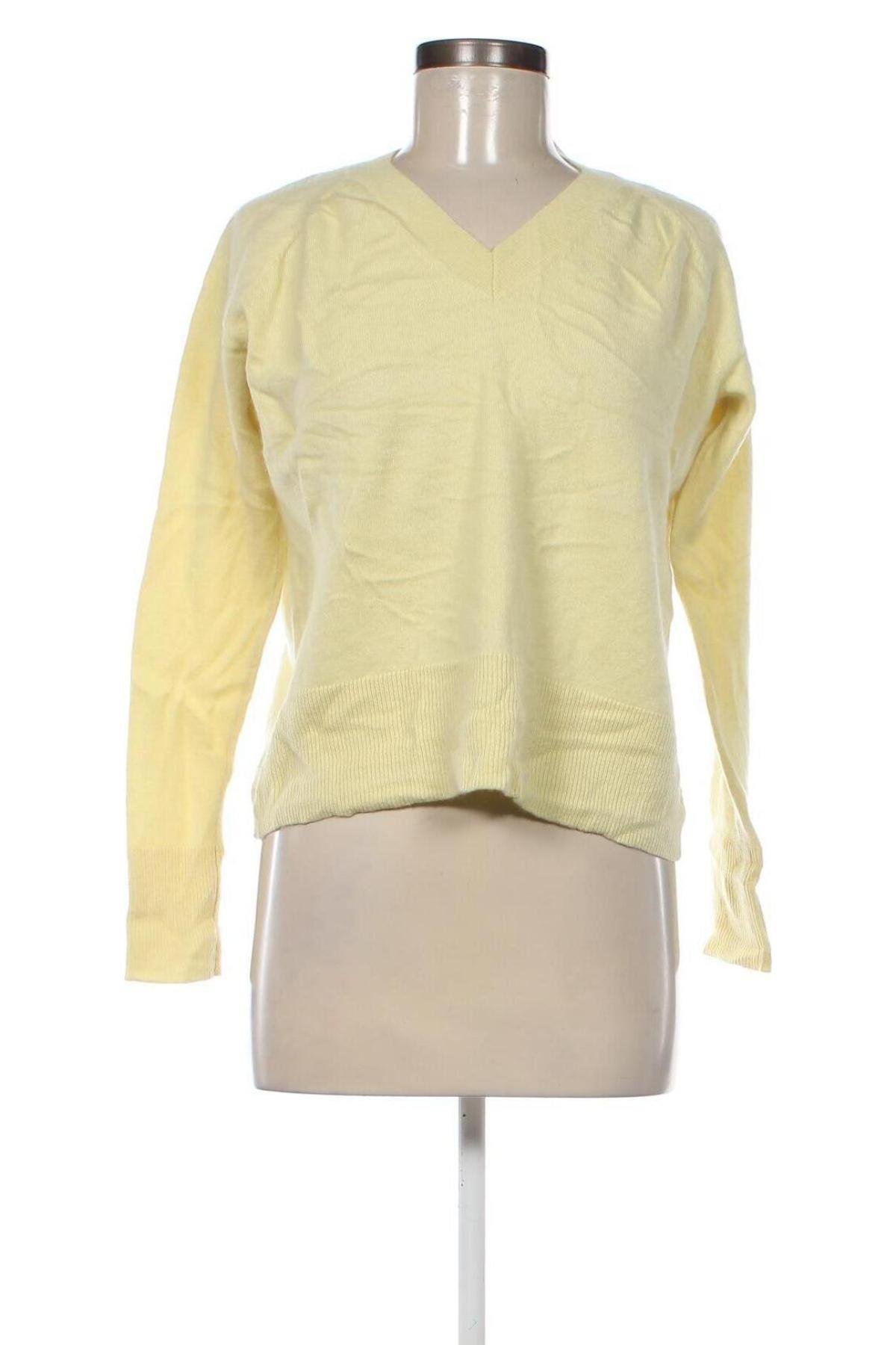 Дамски пуловер, Размер M, Цвят Жълт, Цена 10,15 лв.
