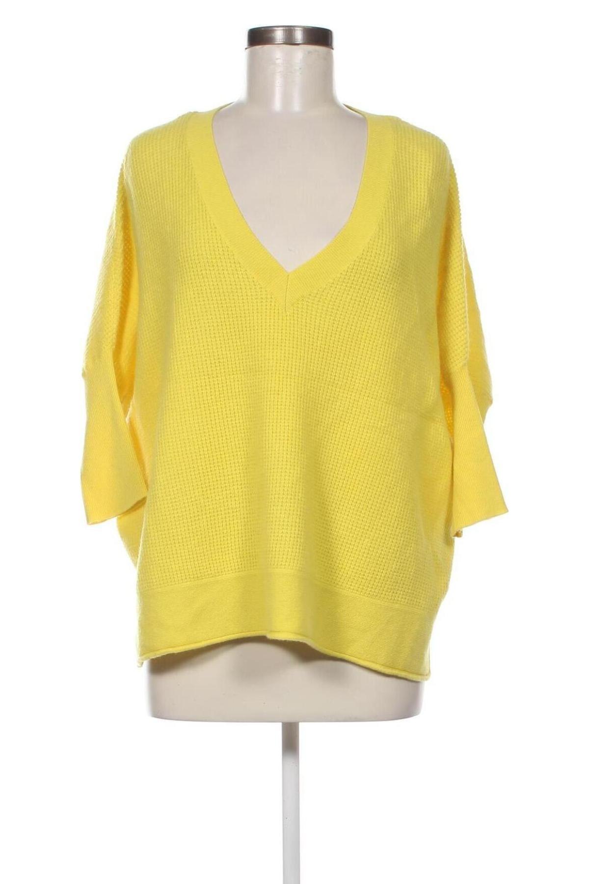 Дамски пуловер, Размер XXL, Цвят Жълт, Цена 17,40 лв.