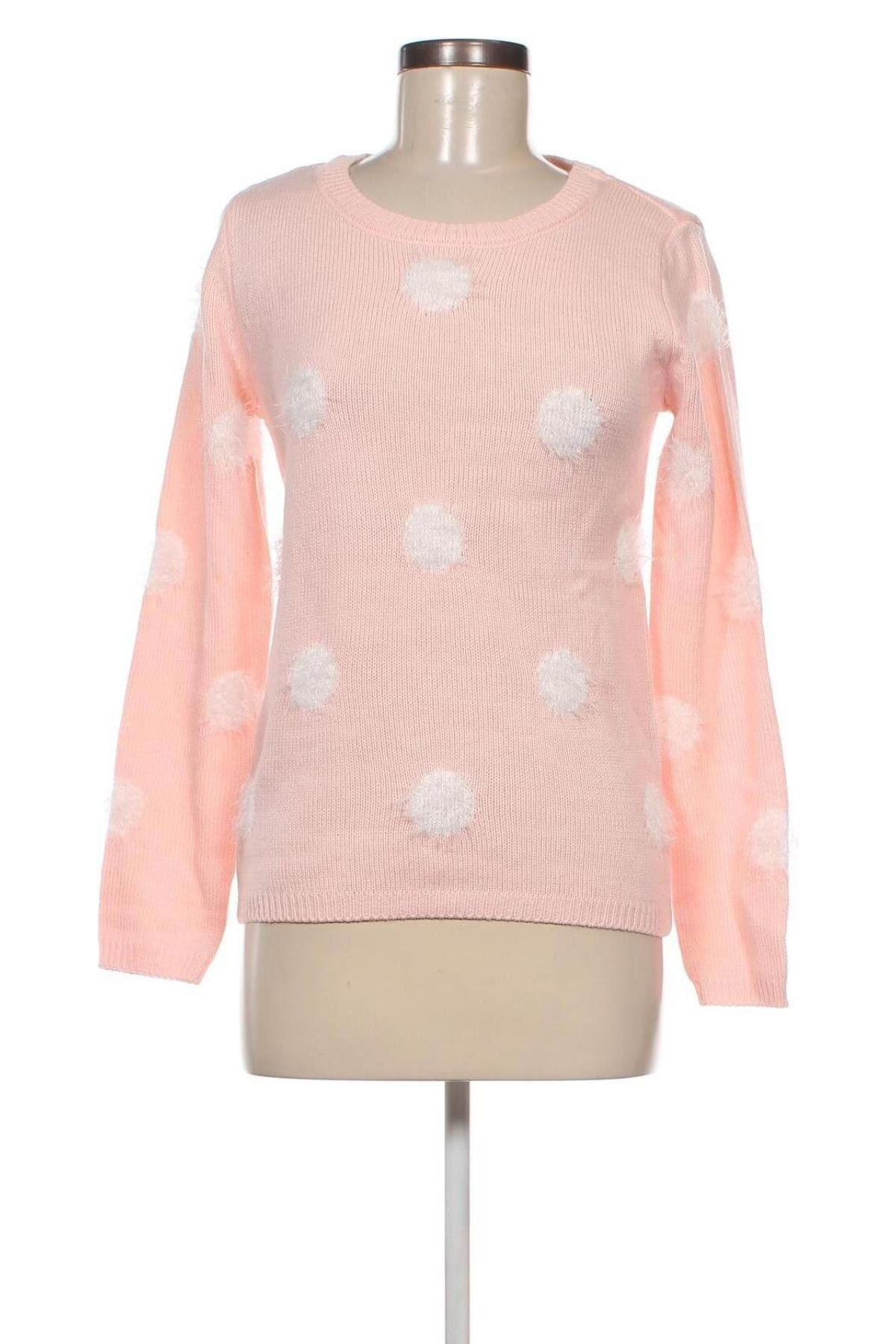 Дамски пуловер, Размер XS, Цвят Розов, Цена 13,05 лв.