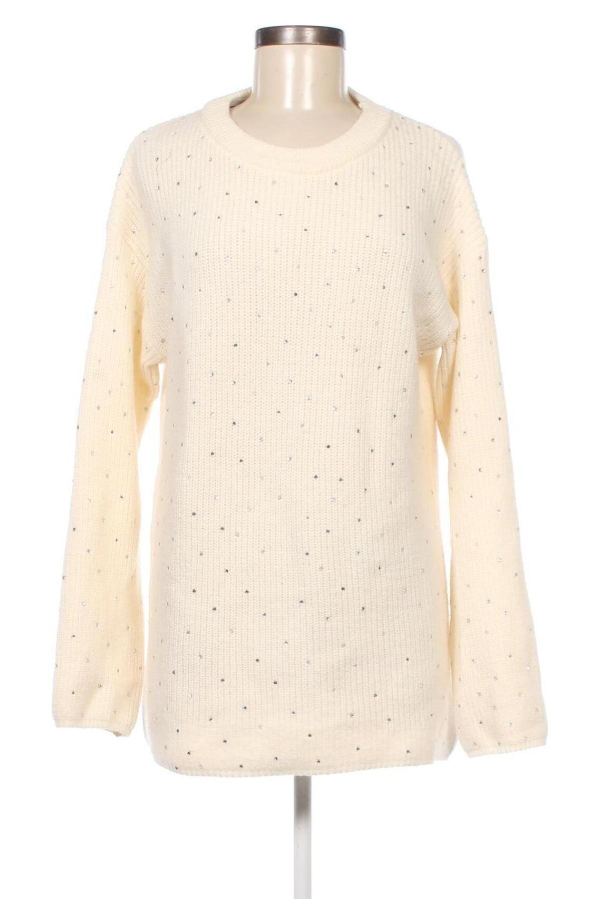 Γυναικείο πουλόβερ, Μέγεθος L, Χρώμα Εκρού, Τιμή 6,82 €