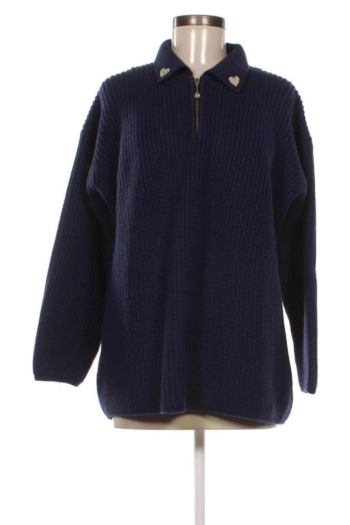 Дамски пуловер, Размер XL, Цвят Син, Цена 14,50 лв.