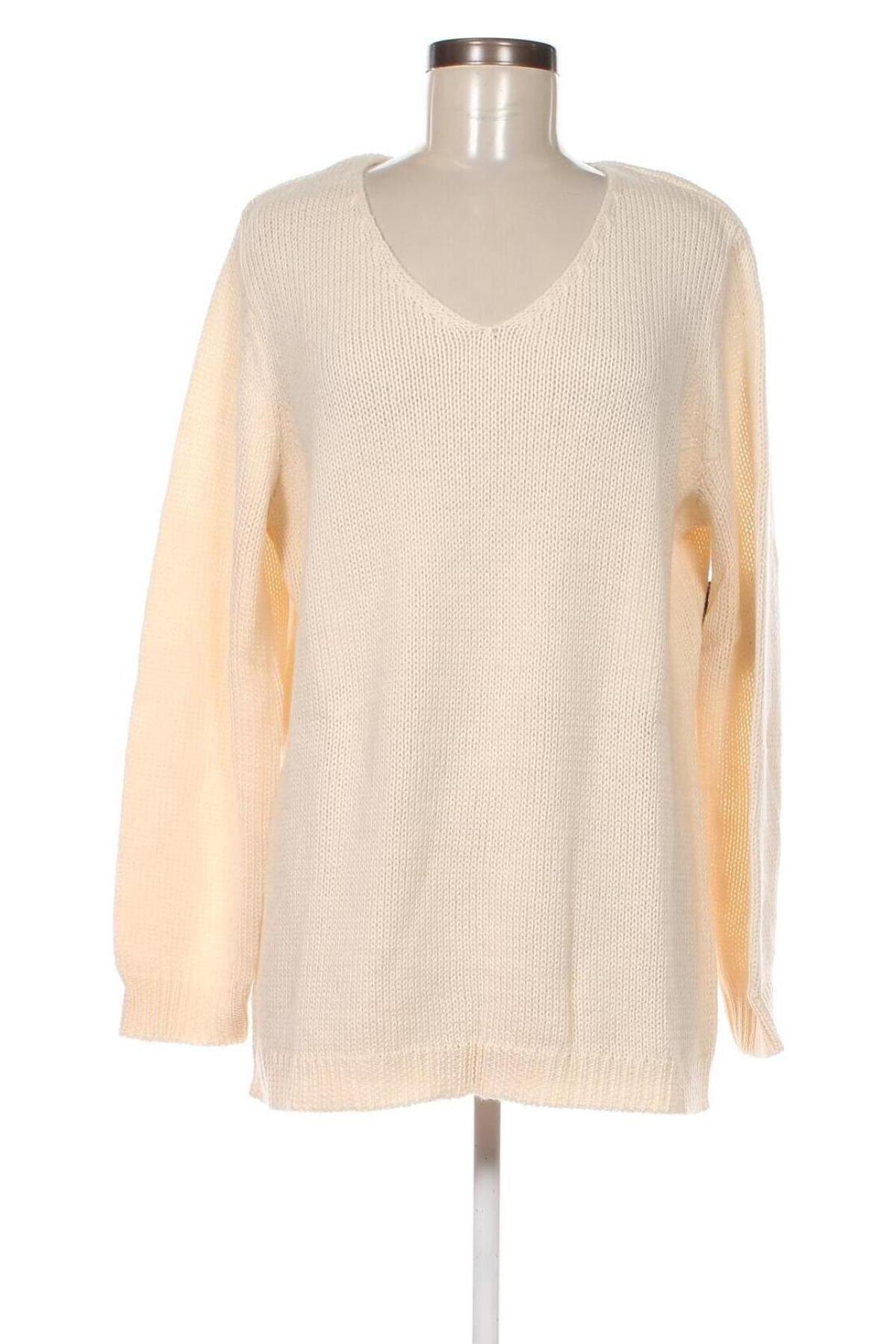 Дамски пуловер ANNI FOR FRIENDS, Размер XL, Цвят Бежов, Цена 19,80 лв.