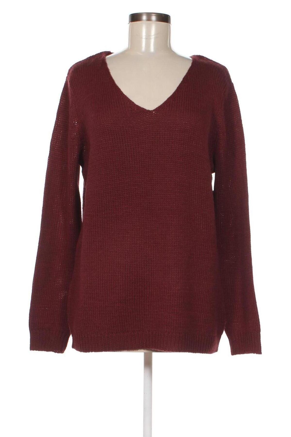 Дамски пуловер ANNI FOR FRIENDS, Размер M, Цвят Червен, Цена 63,36 лв.