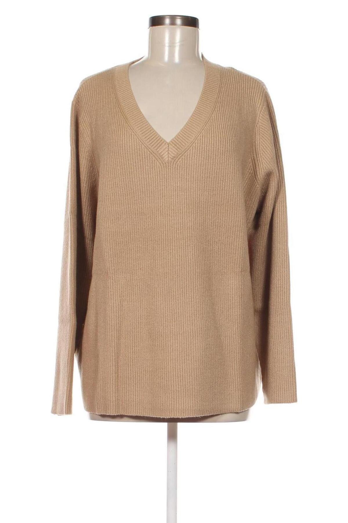 Γυναικείο πουλόβερ ANNI FOR FRIENDS, Μέγεθος XXL, Χρώμα Καφέ, Τιμή 33,34 €