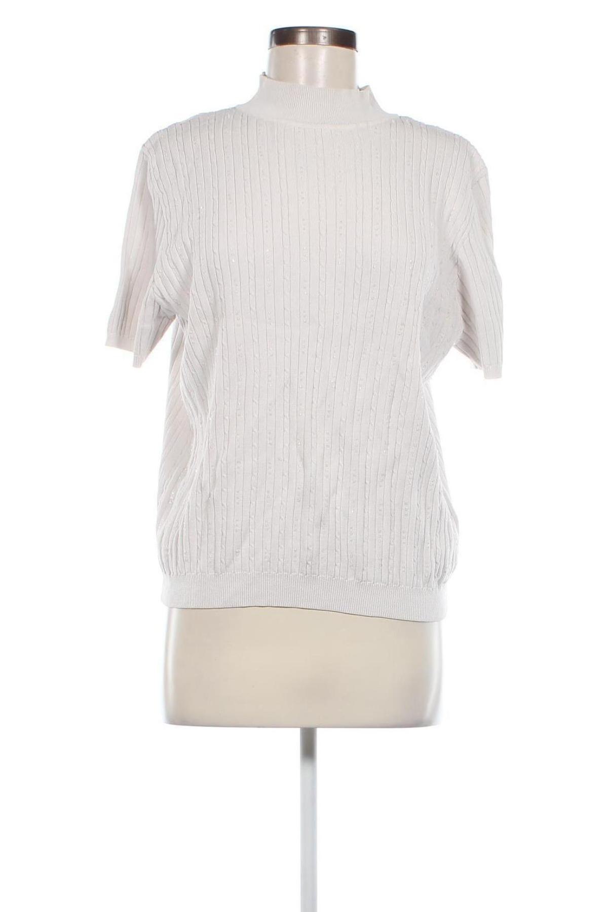 Дамски пуловер Alfred Dunner, Размер L, Цвят Бял, Цена 6,67 лв.
