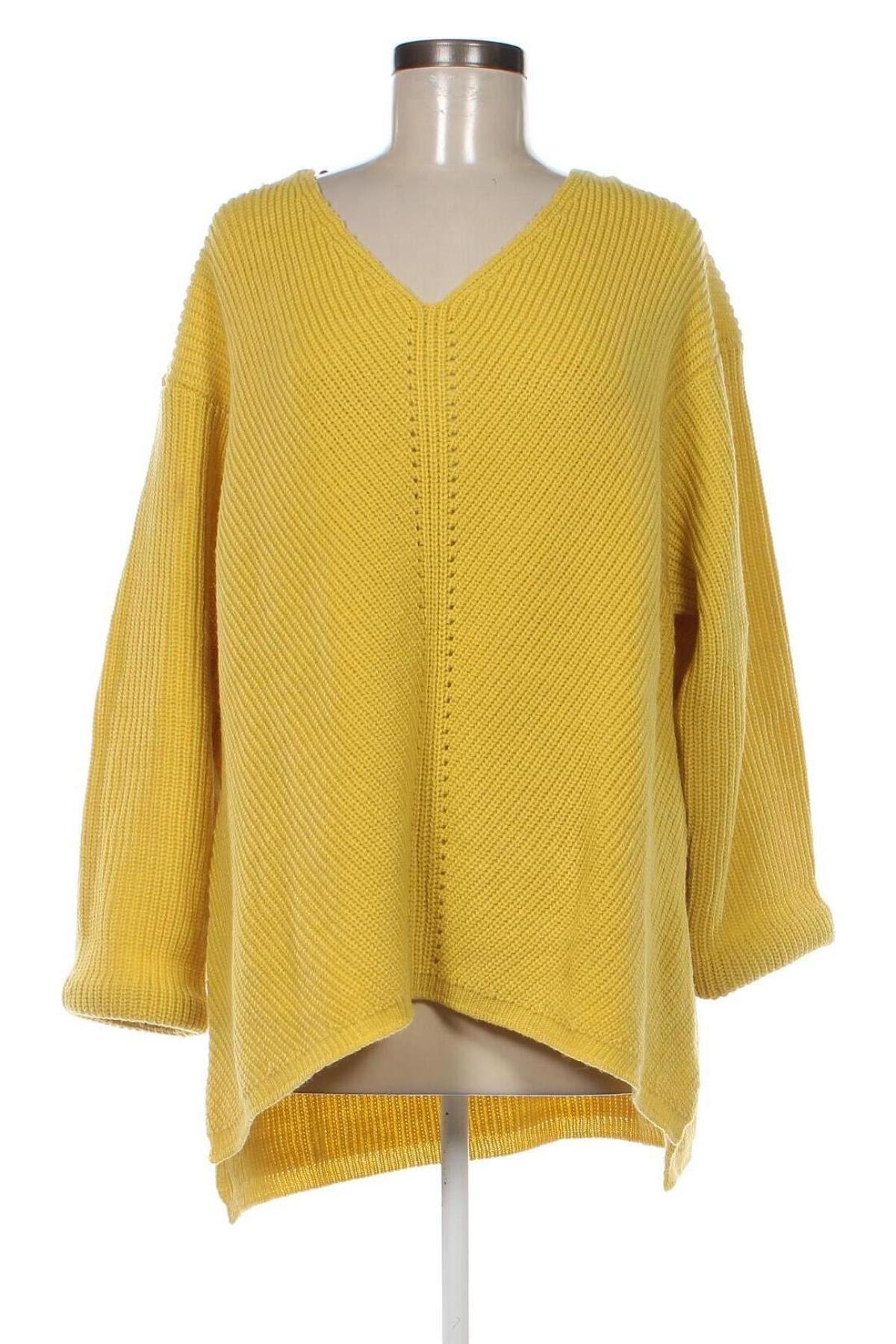 Γυναικείο πουλόβερ Ambria, Μέγεθος XL, Χρώμα Κίτρινο, Τιμή 9,69 €