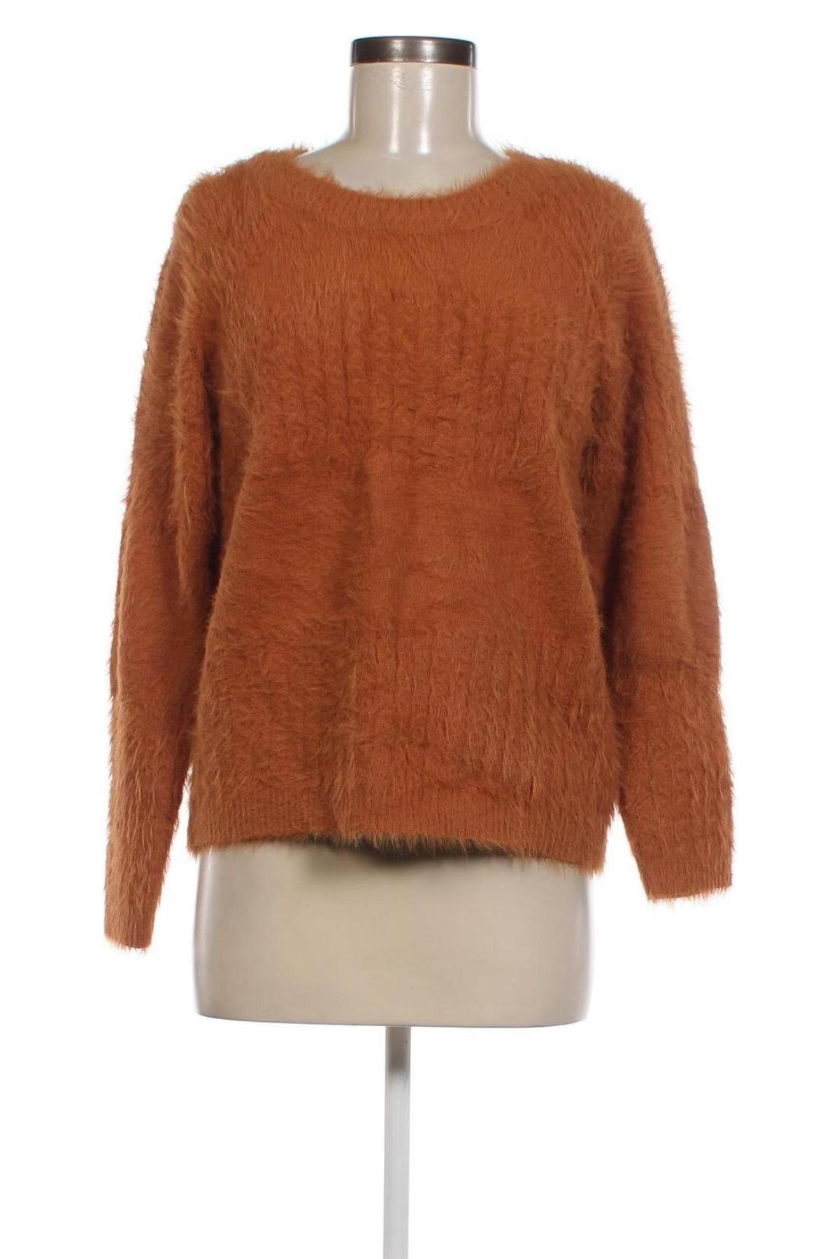 Дамски пуловер And Less, Размер L, Цвят Кафяв, Цена 15,75 лв.