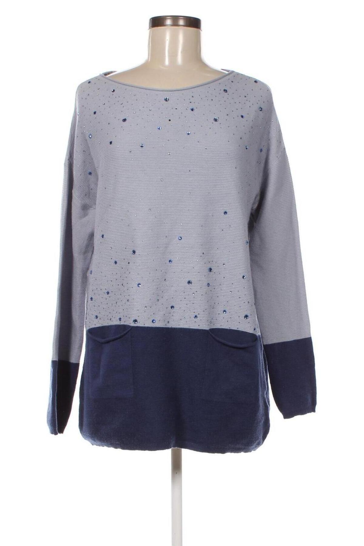 Damenpullover Bluoltre, Größe M, Farbe Blau, Preis 9,49 €