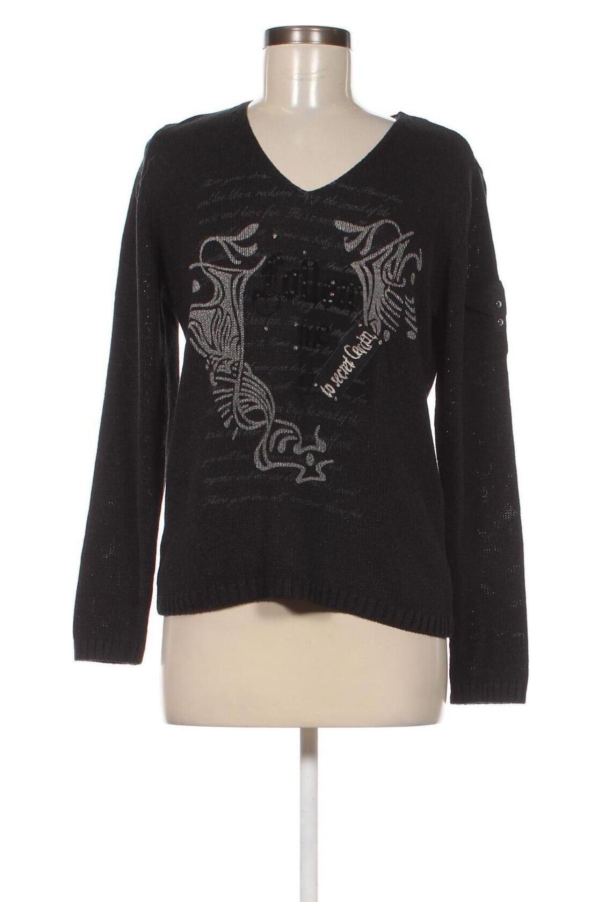 Дамски пуловер Bonita, Размер M, Цвят Черен, Цена 10,44 лв.