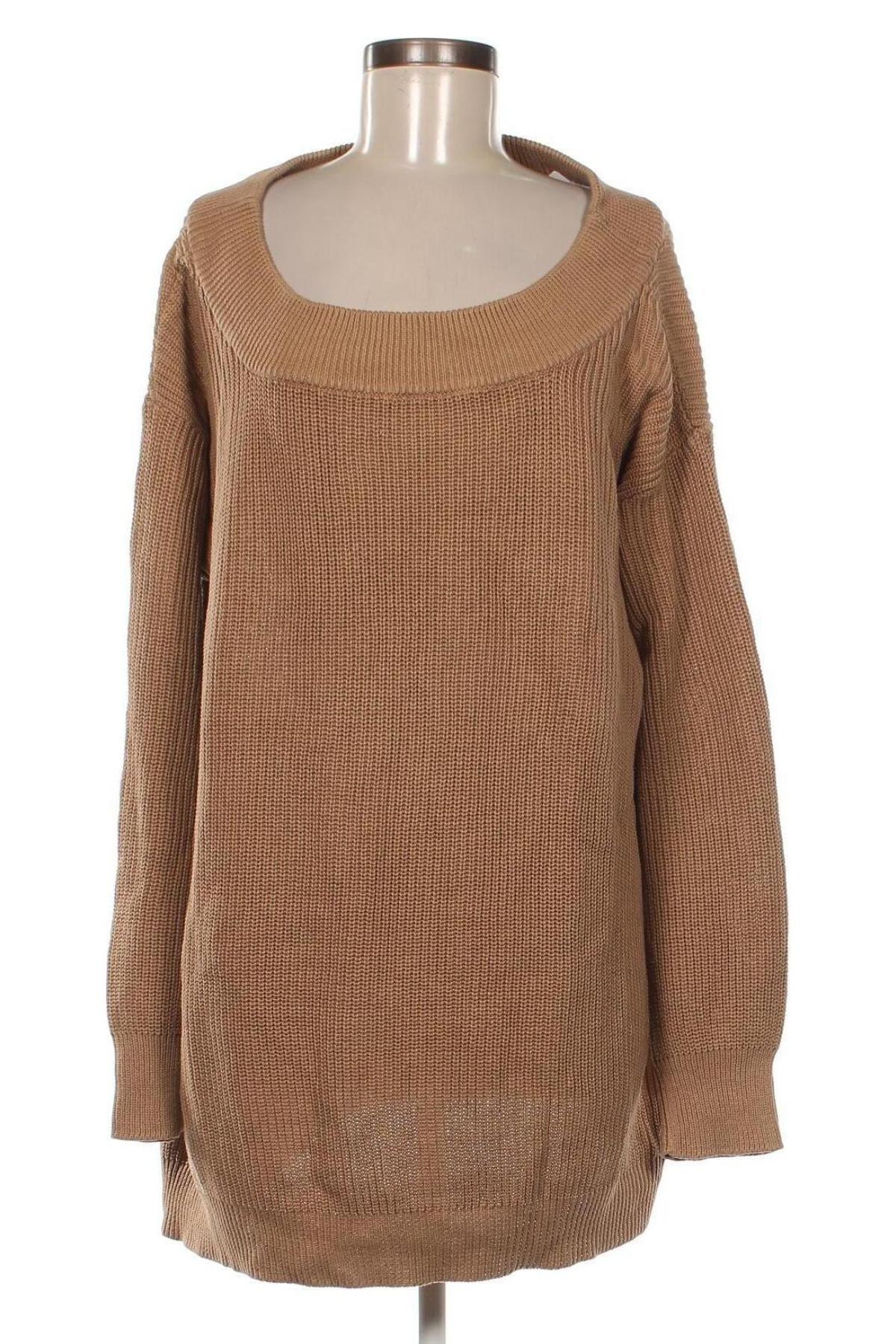 Дамски пуловер Bpc Bonprix Collection, Размер XXL, Цвят Кафяв, Цена 13,92 лв.