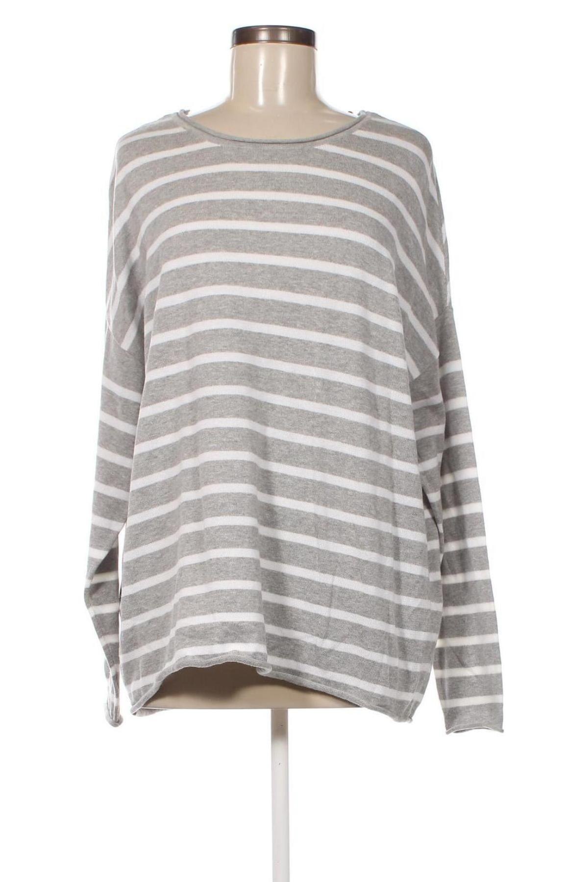 Γυναικείο πουλόβερ C&A, Μέγεθος L, Χρώμα Γκρί, Τιμή 3,59 €