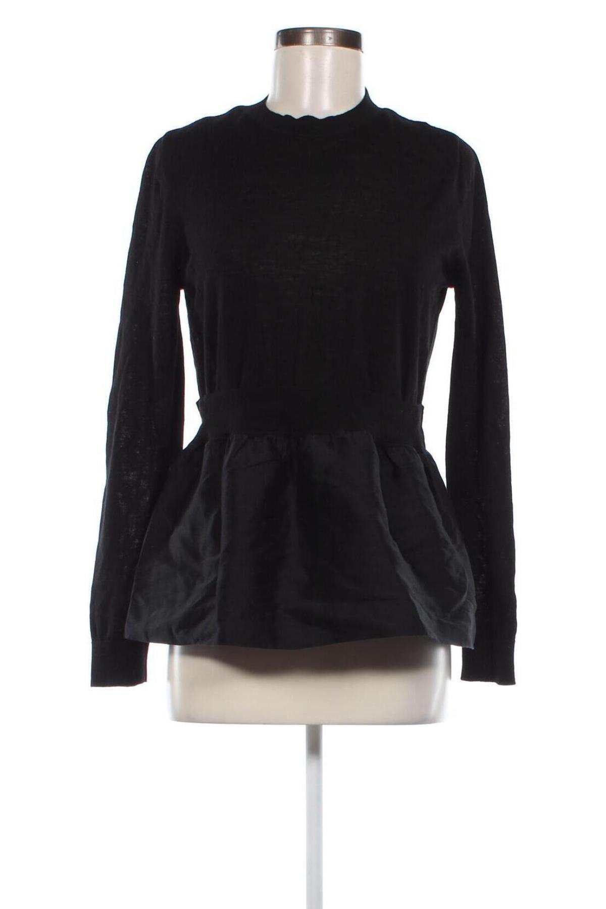 Дамски пуловер COS, Размер S, Цвят Черен, Цена 62,00 лв.
