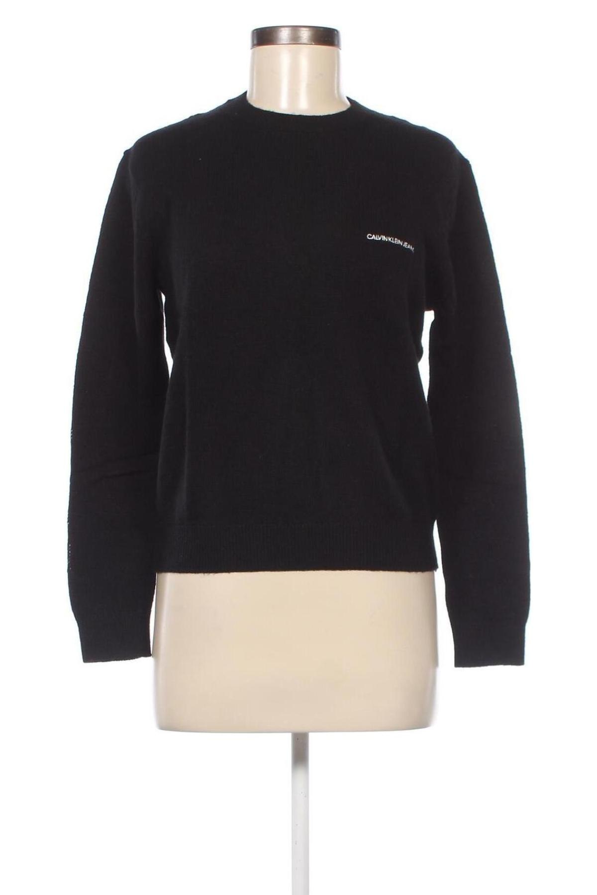 Pulover de femei Calvin Klein Jeans, Mărime XS, Culoare Negru, Preț 585,53 Lei