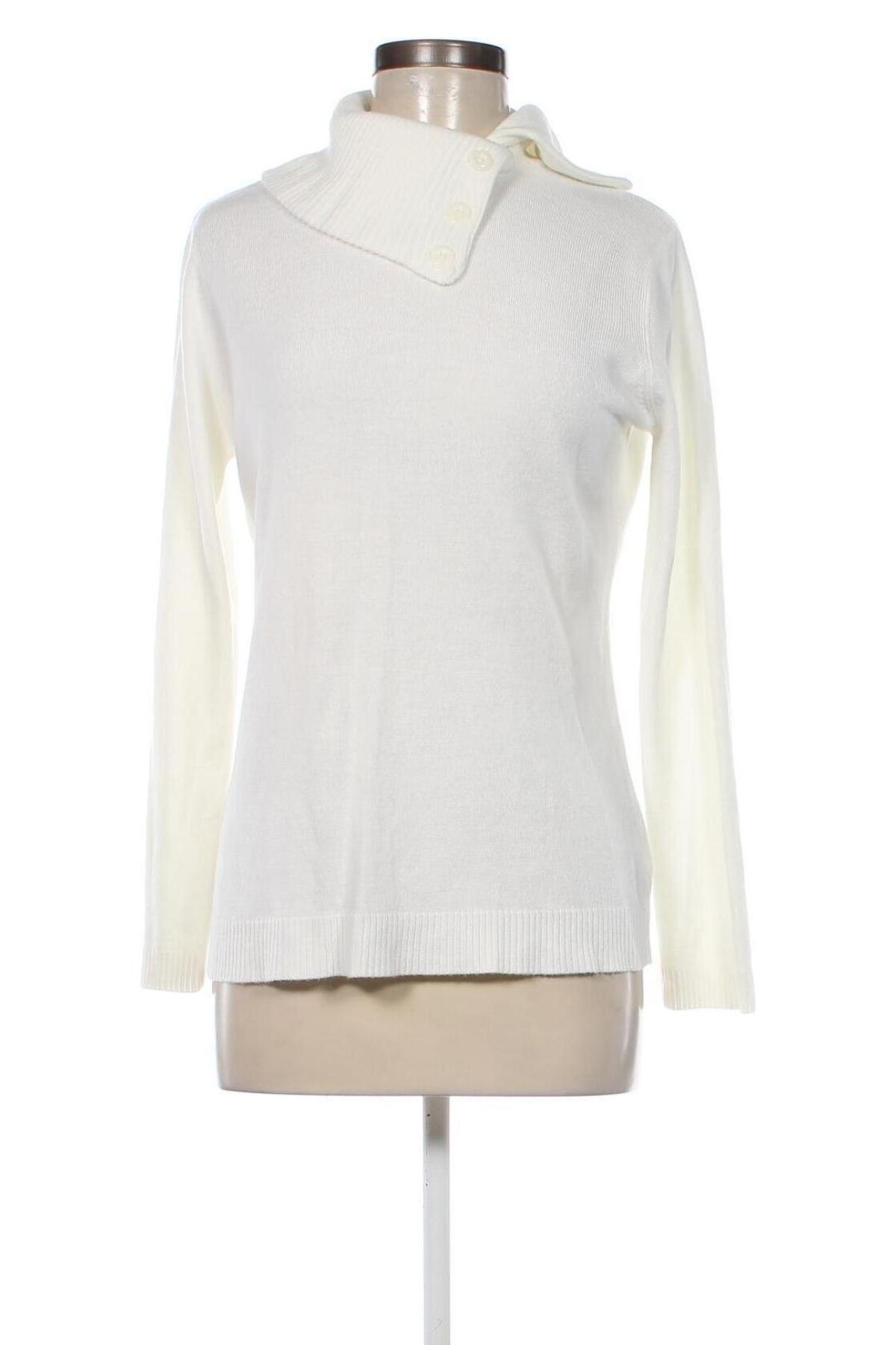 Γυναικείο πουλόβερ Canda, Μέγεθος S, Χρώμα Λευκό, Τιμή 4,49 €