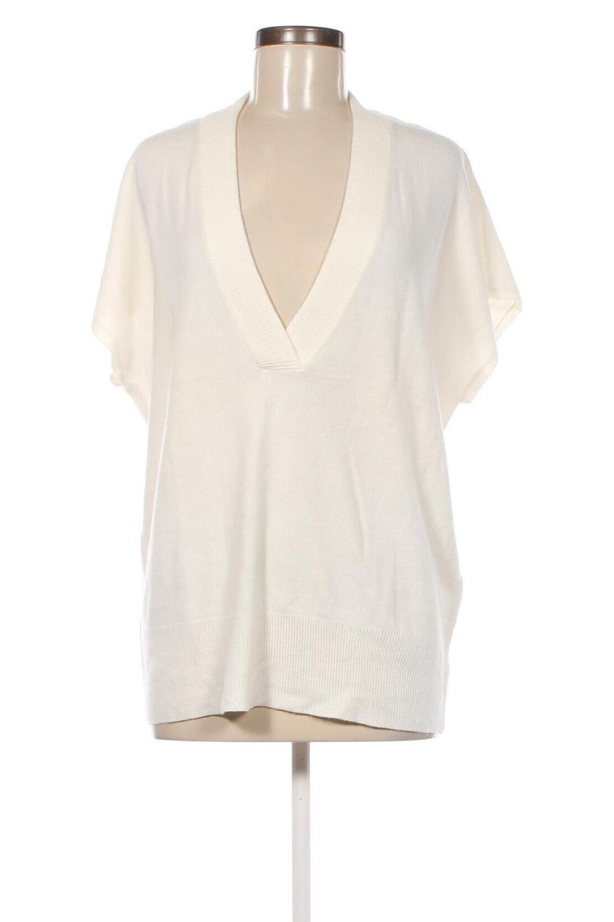 Γυναικείο πουλόβερ Canda, Μέγεθος L, Χρώμα Λευκό, Τιμή 6,28 €