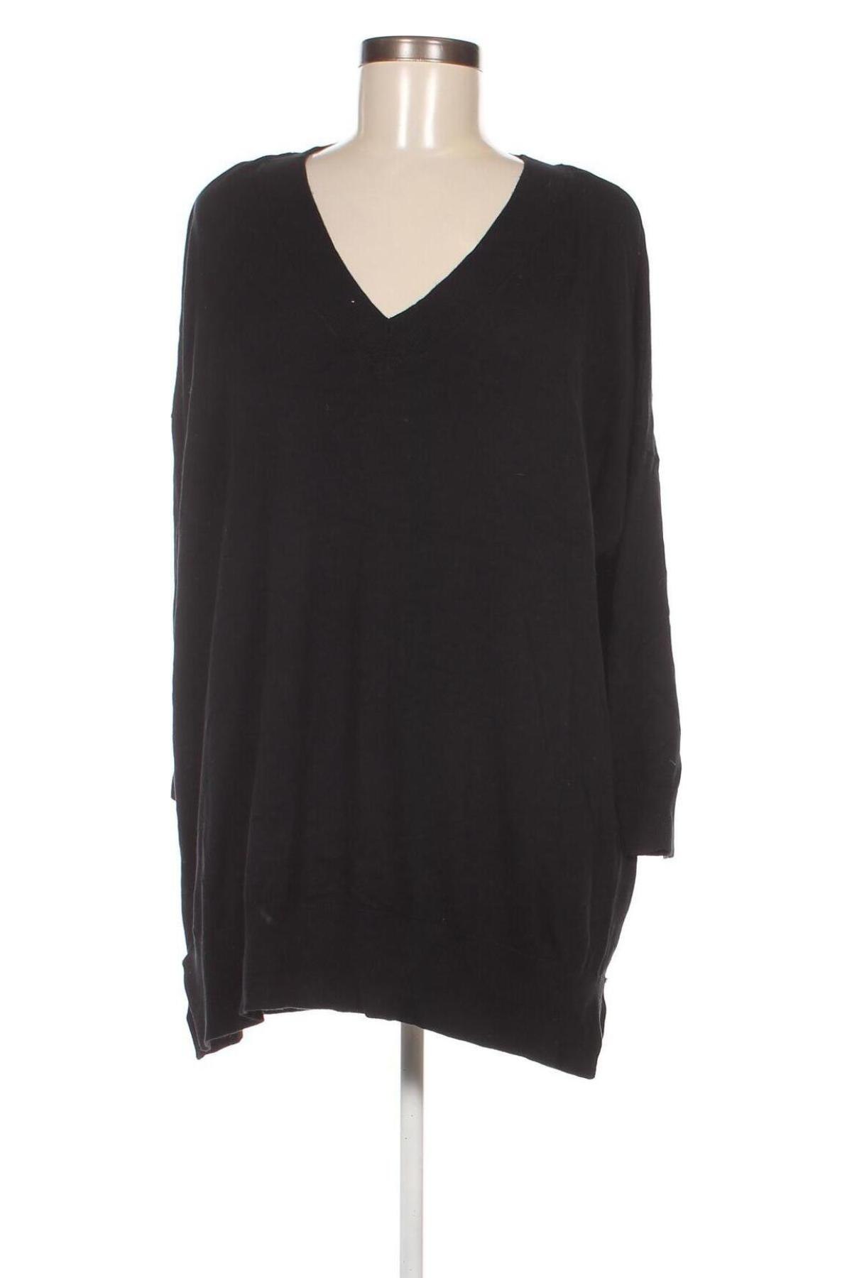 Дамски пуловер Capsule, Размер 4XL, Цвят Черен, Цена 25,52 лв.