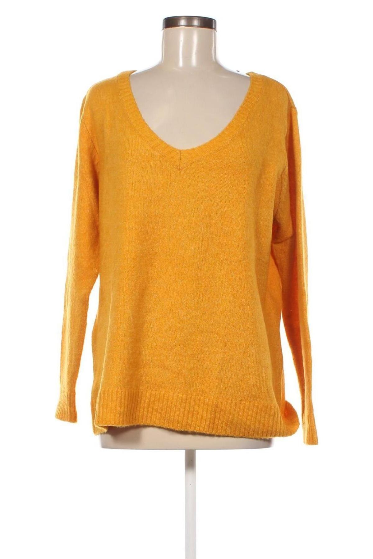 Дамски пуловер Collection L, Размер XL, Цвят Жълт, Цена 29,00 лв.