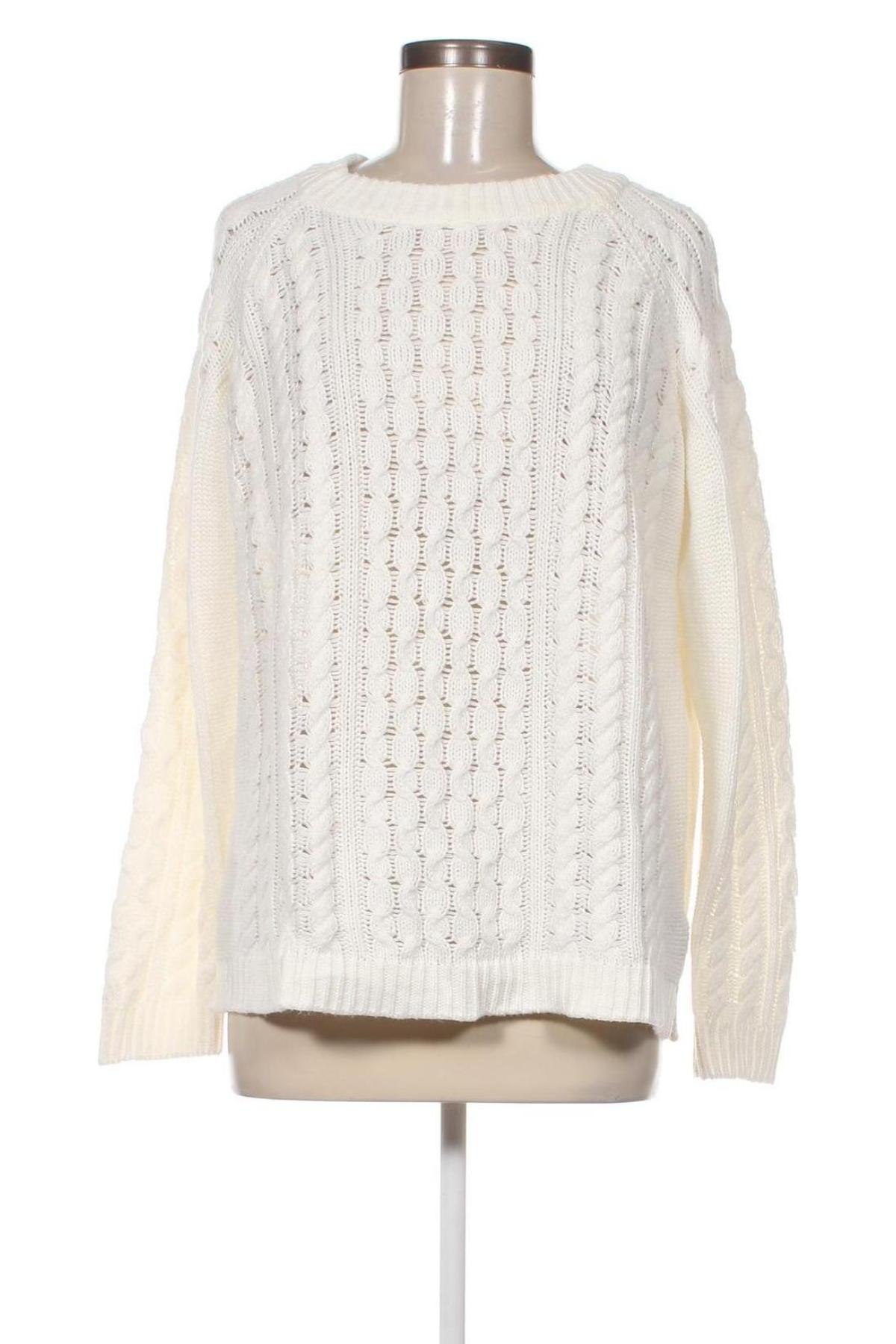 Дамски пуловер Colours Of The World, Размер XXL, Цвят Бял, Цена 13,92 лв.