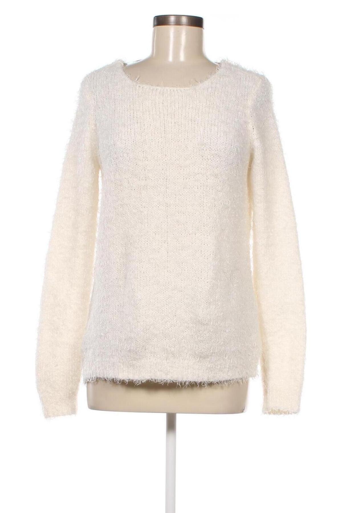 Дамски пуловер Colours Of The World, Размер M, Цвят Бял, Цена 10,44 лв.