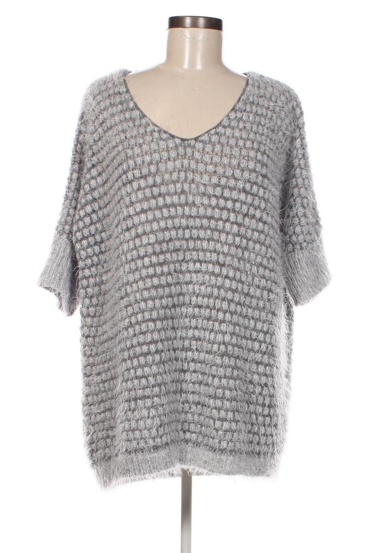 Γυναικείο πουλόβερ Comma,, Μέγεθος XL, Χρώμα Γκρί, Τιμή 38,35 €