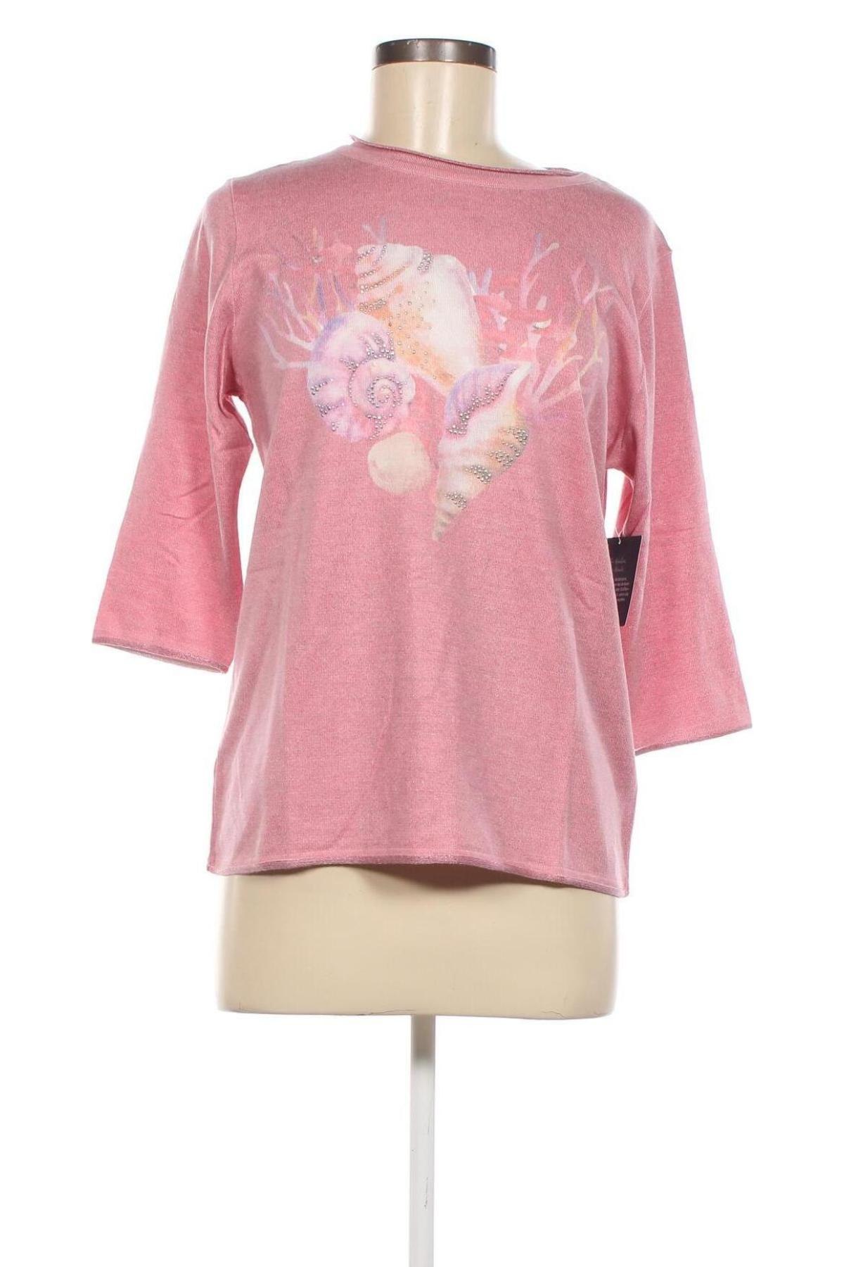 Дамски пуловер Dine 'n' Dance, Размер M, Цвят Розов, Цена 21,75 лв.