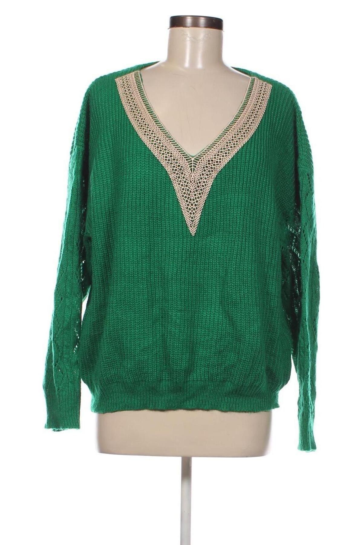 Γυναικείο πουλόβερ Emery rose, Μέγεθος L, Χρώμα Πράσινο, Τιμή 8,07 €