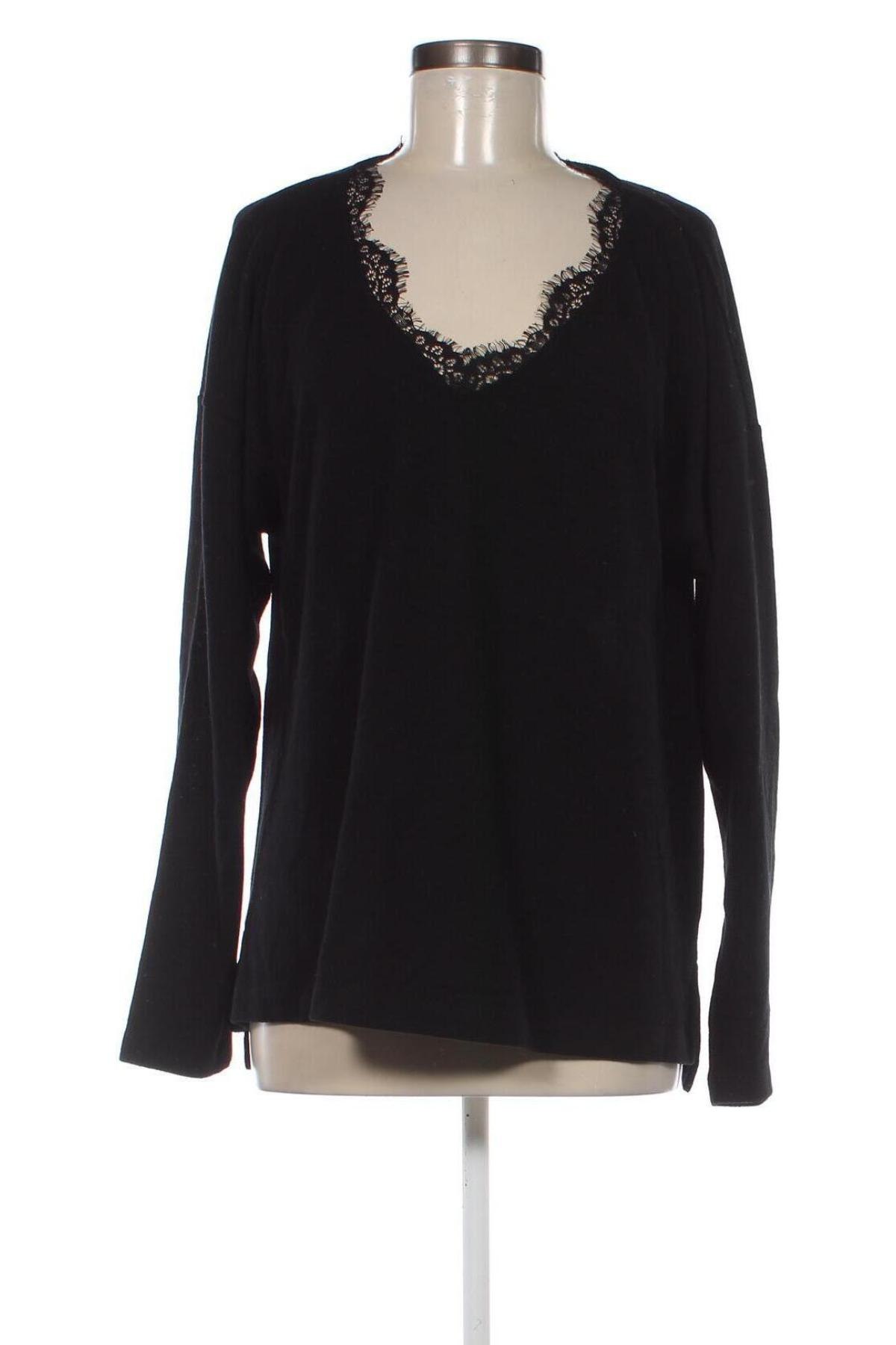 Дамски пуловер Esprit, Размер XL, Цвят Черен, Цена 19,95 лв.