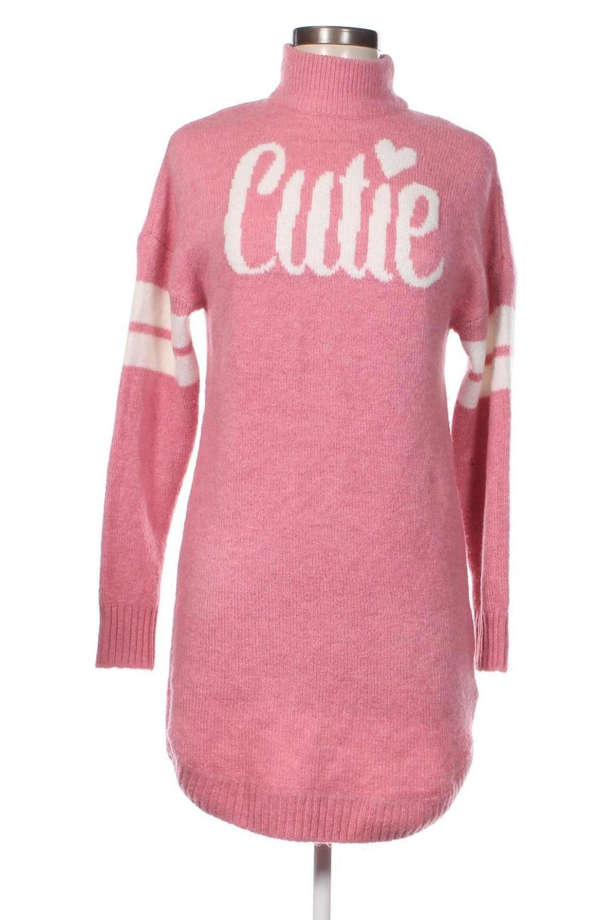 Дамски пуловер Fb Sister, Размер XS, Цвят Розов, Цена 10,44 лв.