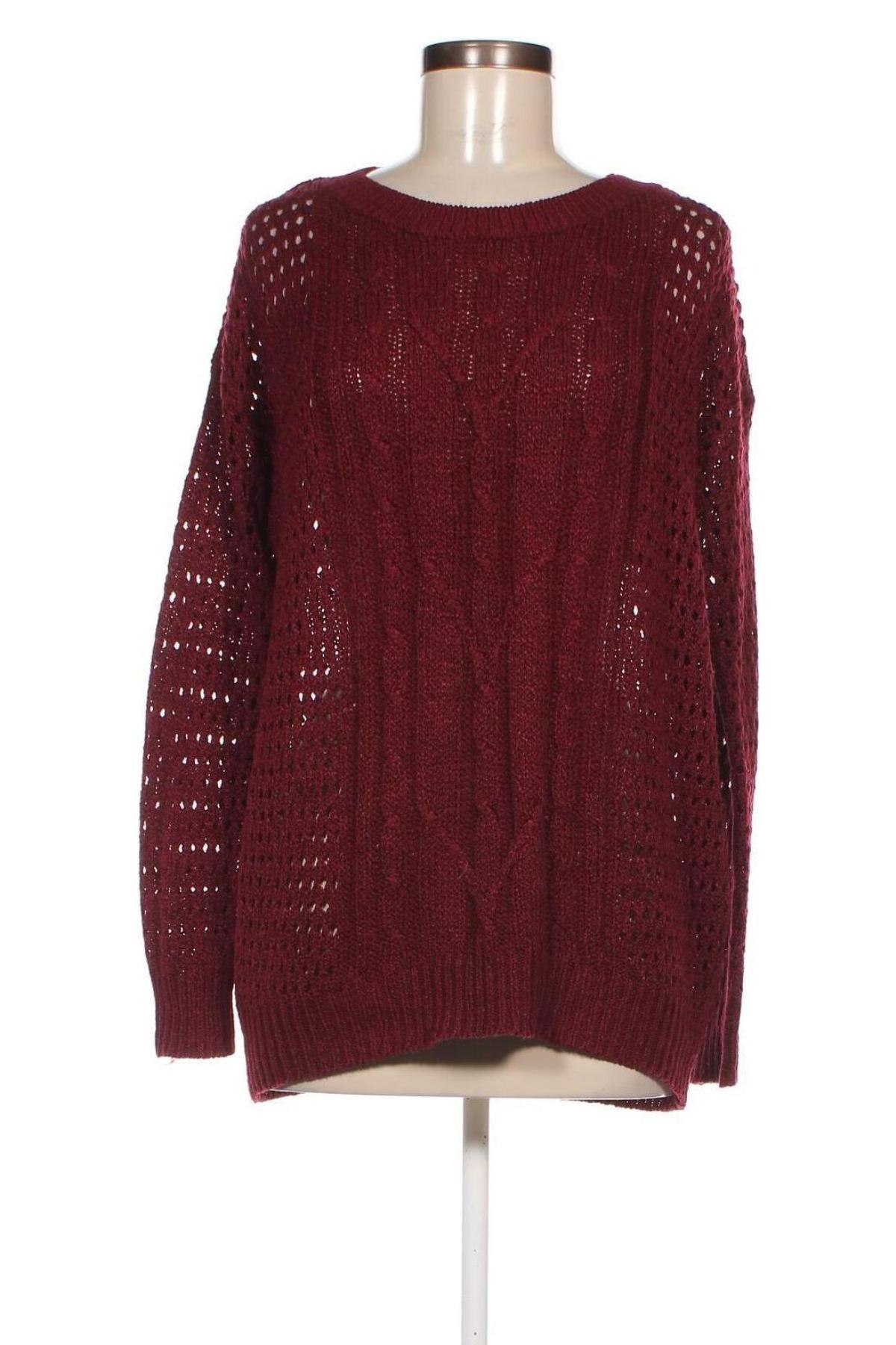 Дамски пуловер Forever 21, Размер M, Цвят Червен, Цена 11,52 лв.