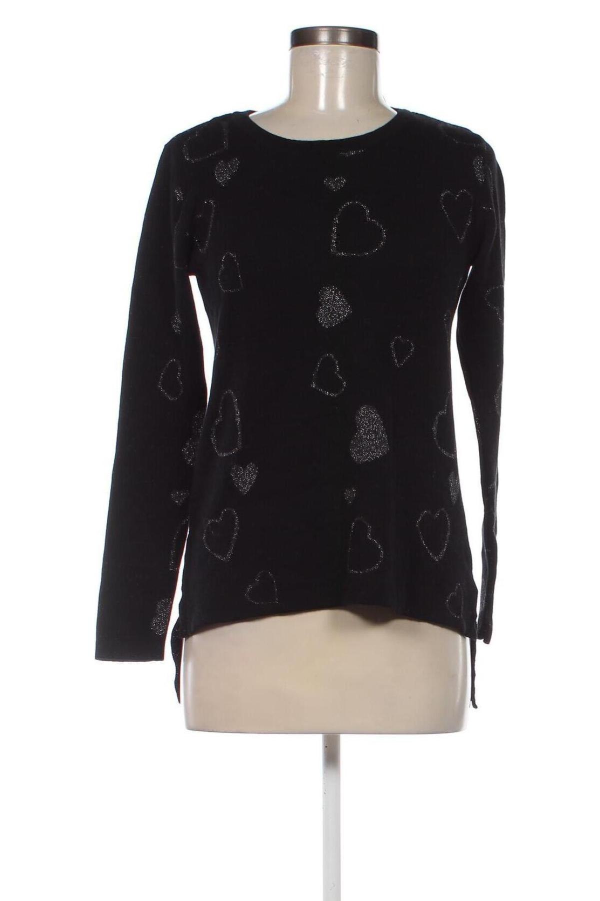 Γυναικείο πουλόβερ Gina, Μέγεθος M, Χρώμα Μαύρο, Τιμή 7,00 €
