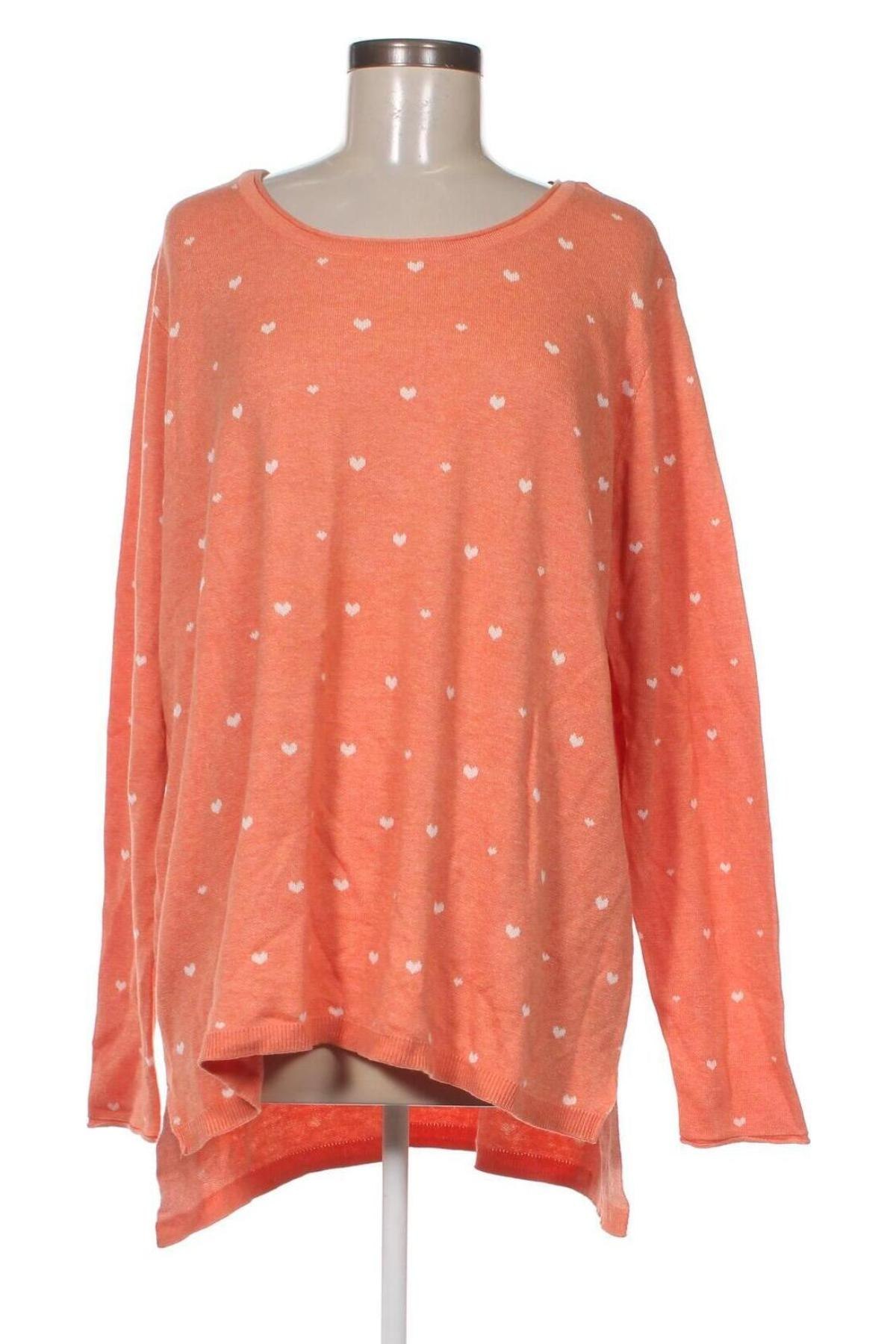 Дамски пуловер Gina Benotti, Размер XL, Цвят Оранжев, Цена 29,00 лв.