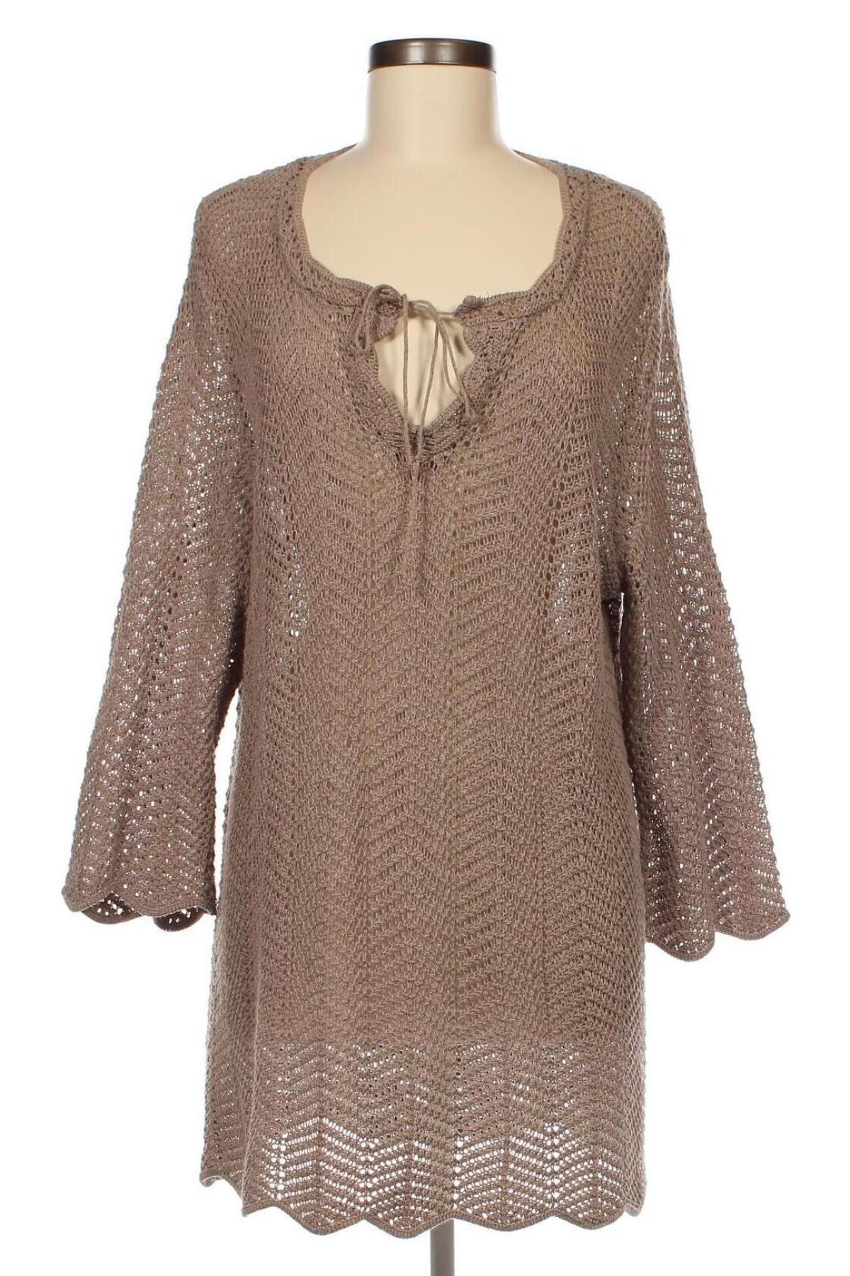Дамски пуловер Gina Benotti, Размер XL, Цвят Кафяв, Цена 7,83 лв.