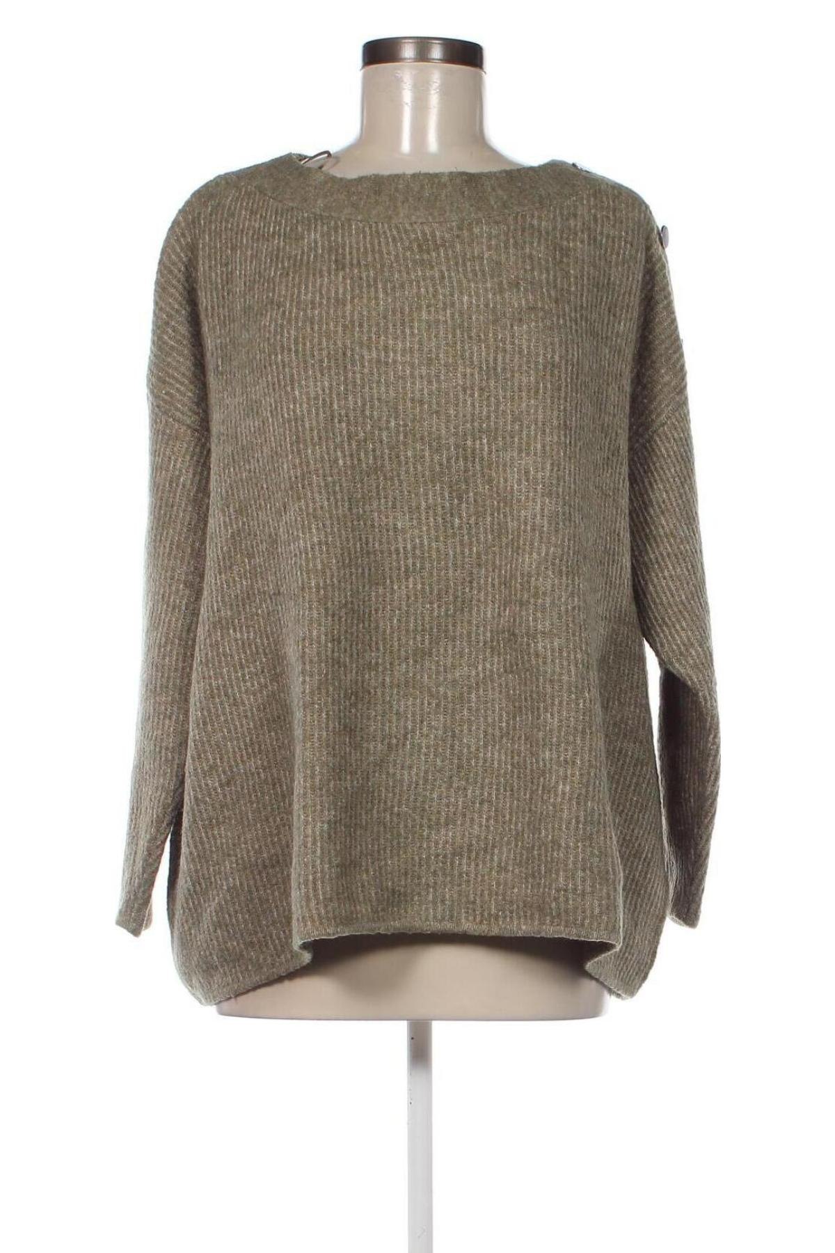 Дамски пуловер Gina Benotti, Размер XL, Цвят Зелен, Цена 14,50 лв.
