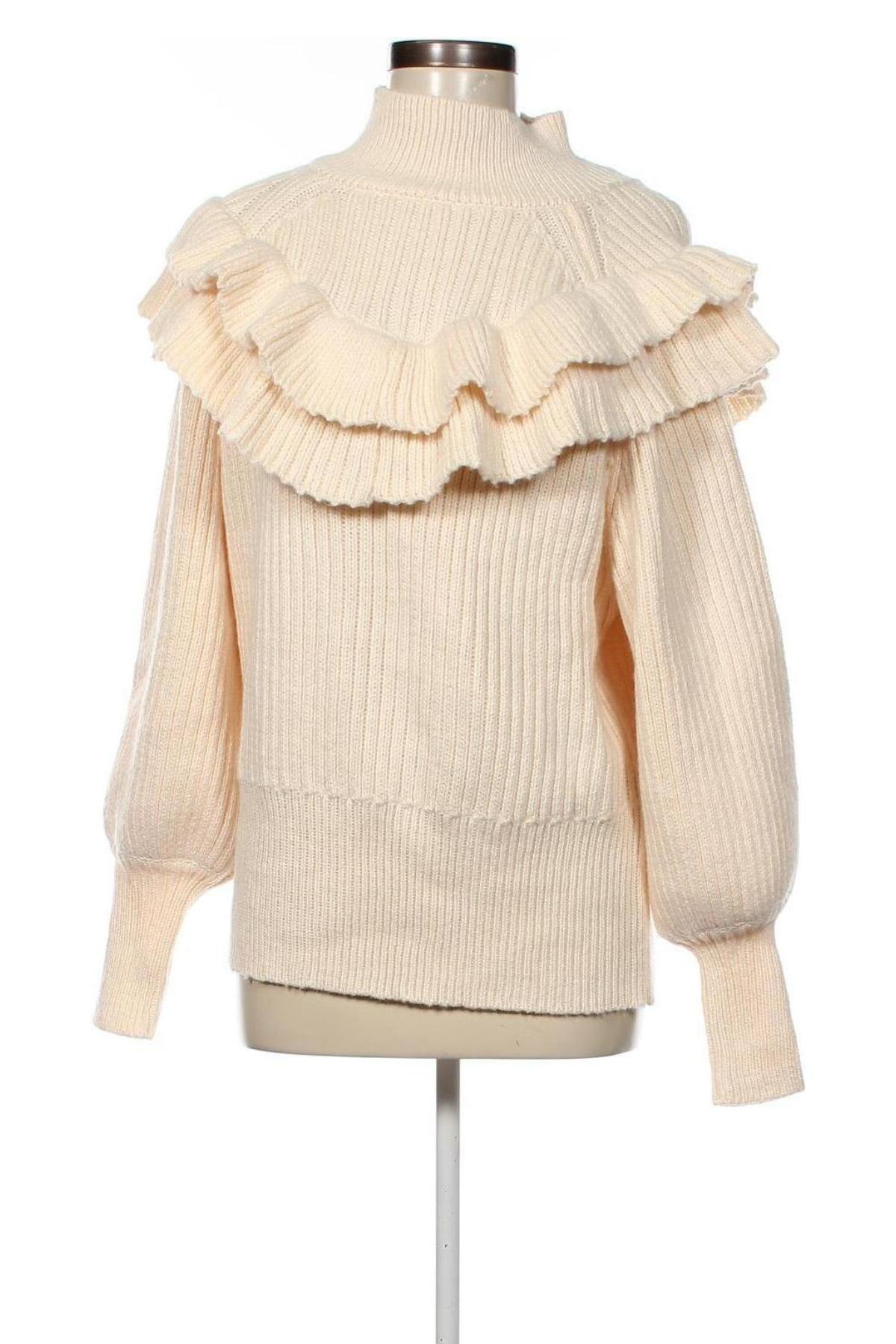 Pulover de femei H&M, Mărime L, Culoare Bej, Preț 29,57 Lei