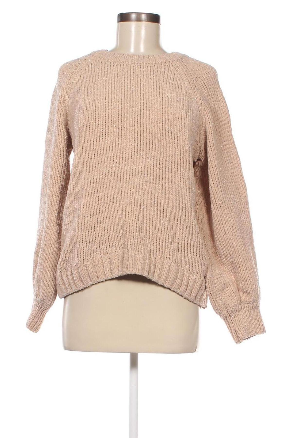 Дамски пуловер H&M, Размер S, Цвят Бежов, Цена 10,44 лв.