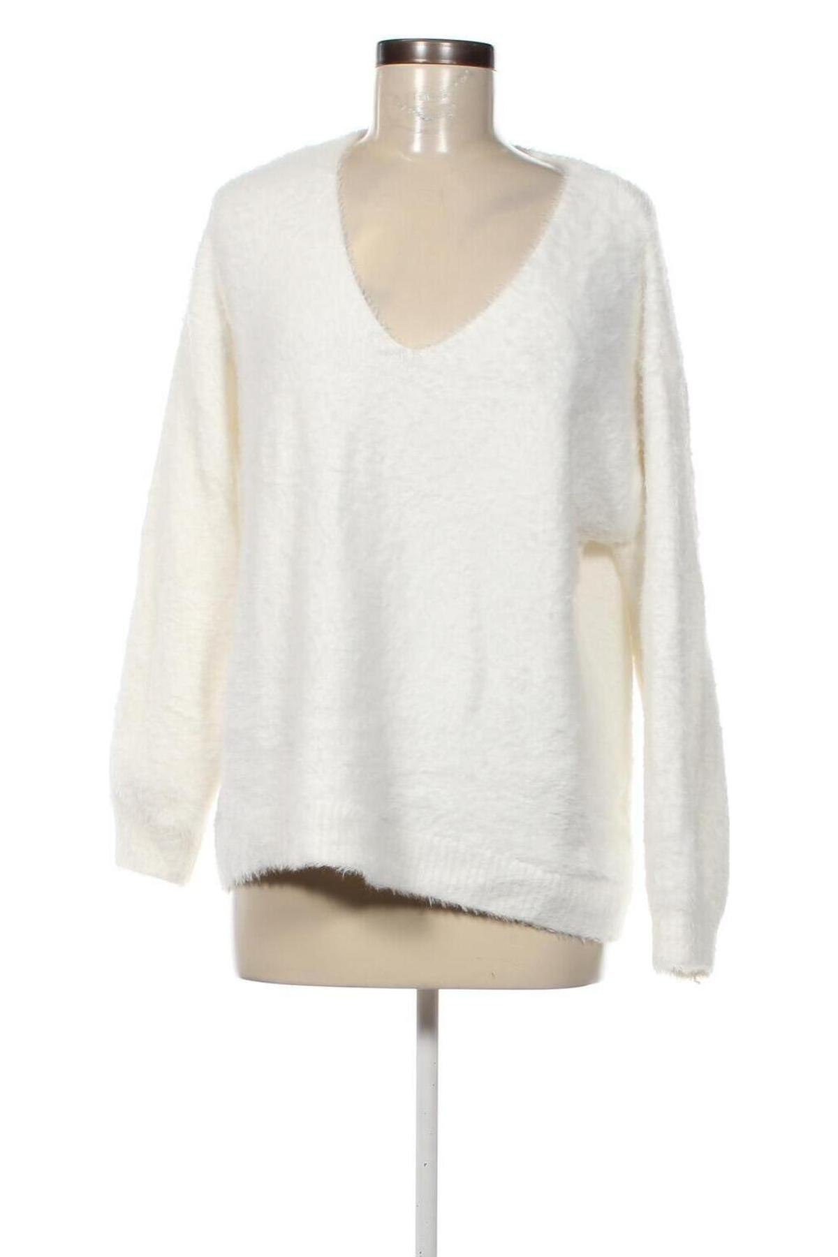 Γυναικείο πουλόβερ H&M, Μέγεθος M, Χρώμα Λευκό, Τιμή 6,46 €