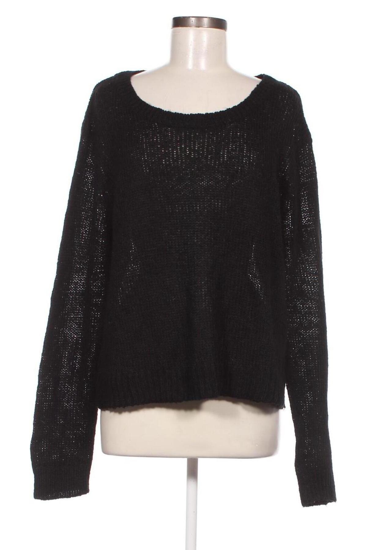Дамски пуловер H&M Divided, Размер L, Цвят Черен, Цена 4,93 лв.