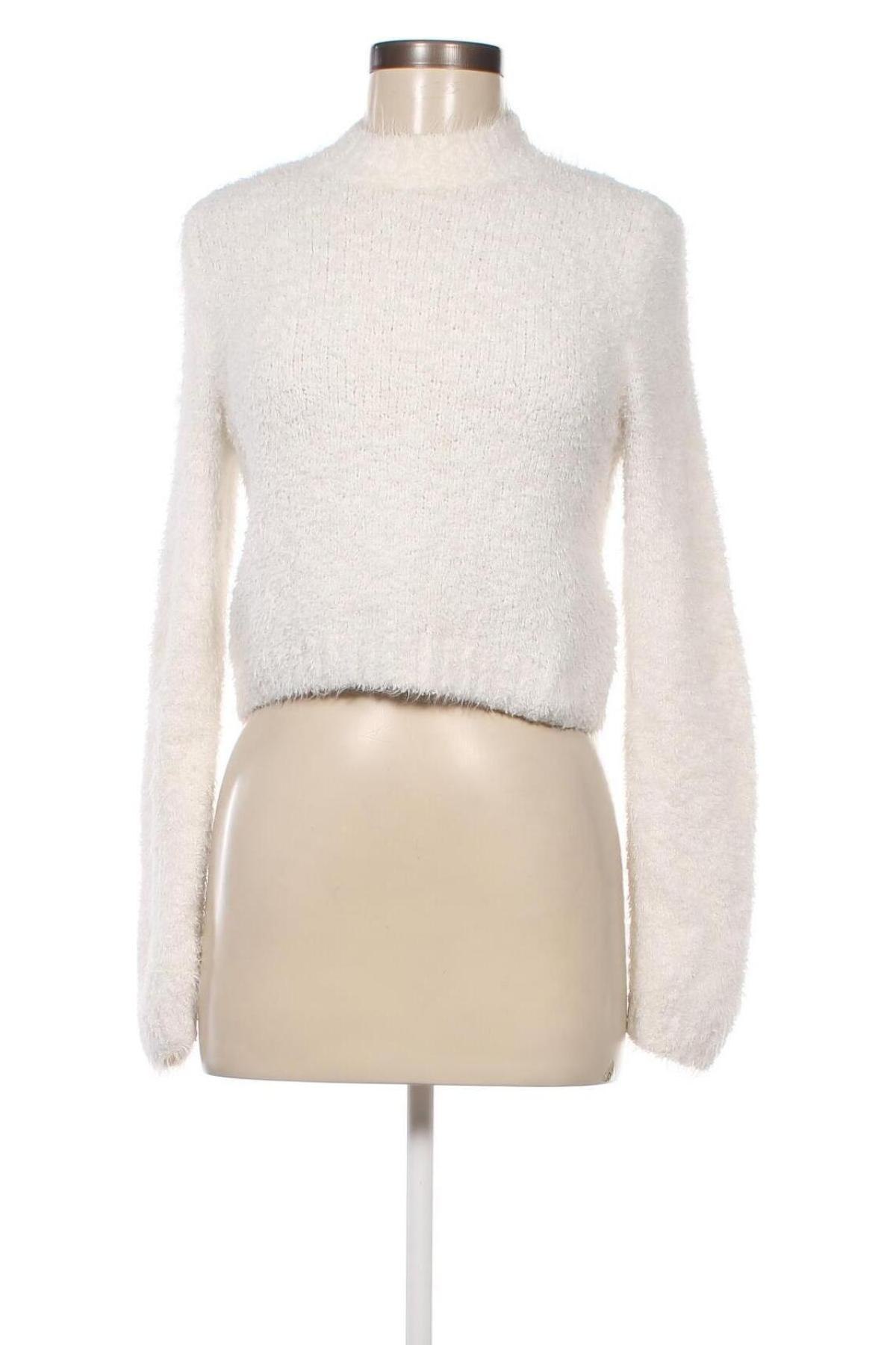 Γυναικείο πουλόβερ H&M Divided, Μέγεθος M, Χρώμα Λευκό, Τιμή 8,07 €