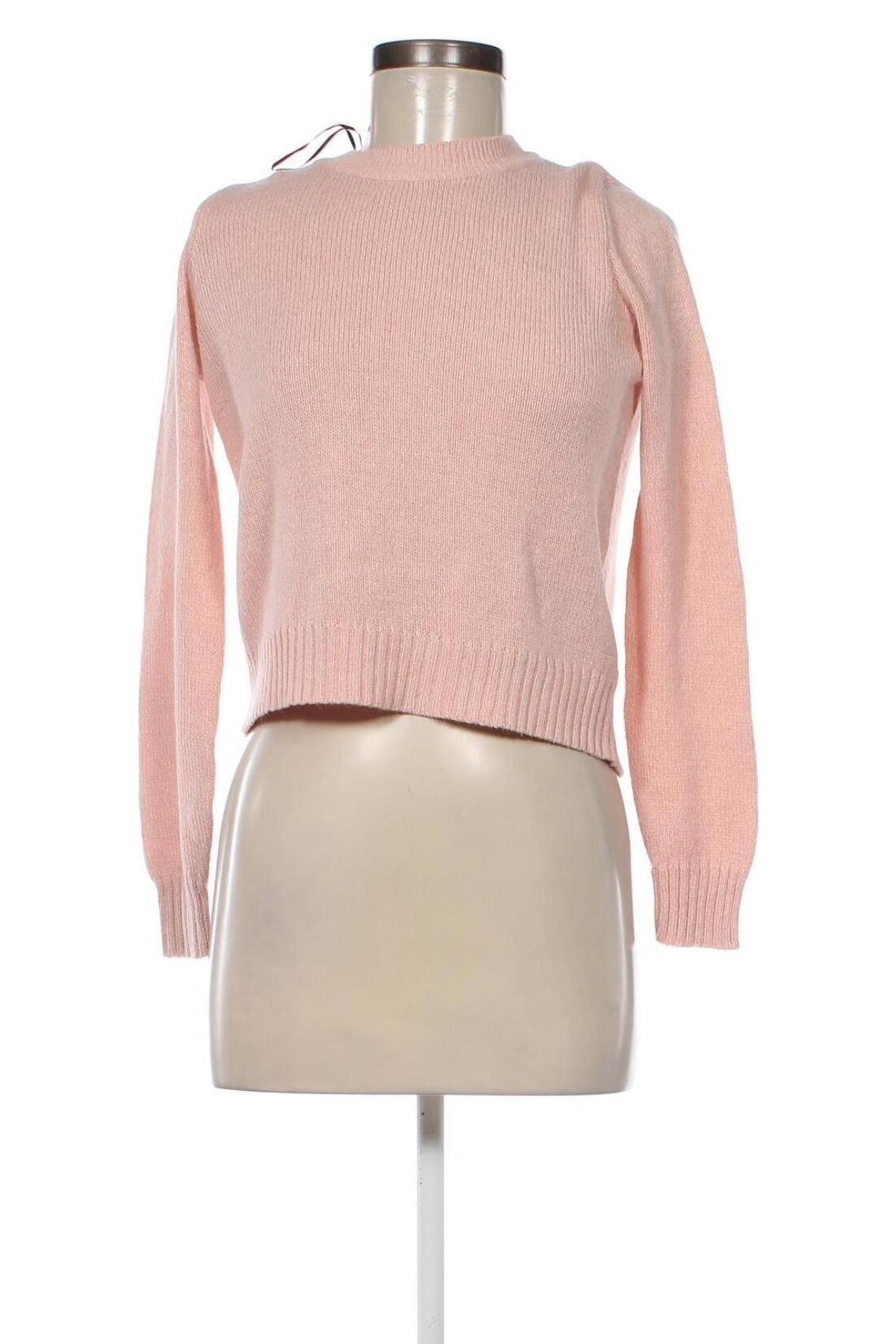 Дамски пуловер H&M Divided, Размер XS, Цвят Розов, Цена 11,31 лв.