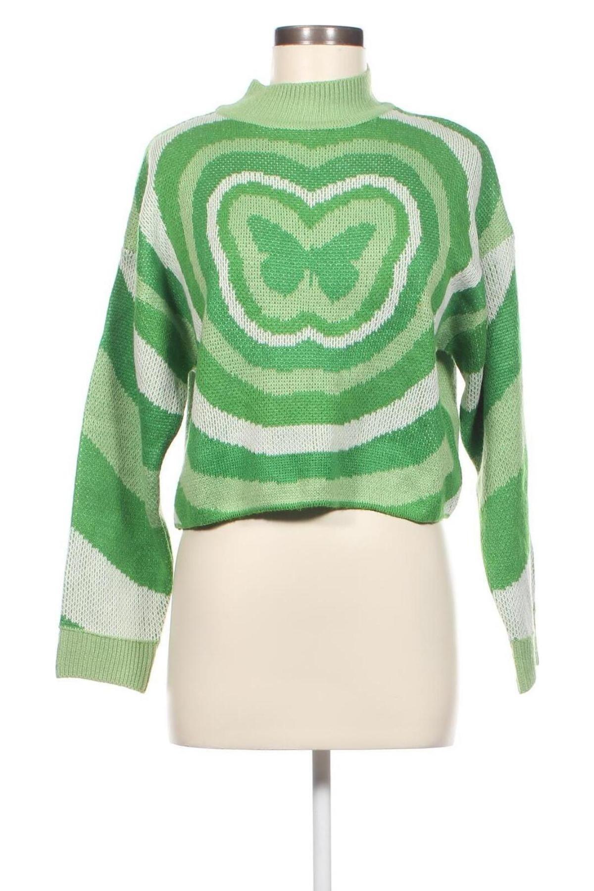 Γυναικείο πουλόβερ H&M Divided, Μέγεθος S, Χρώμα Πράσινο, Τιμή 6,64 €